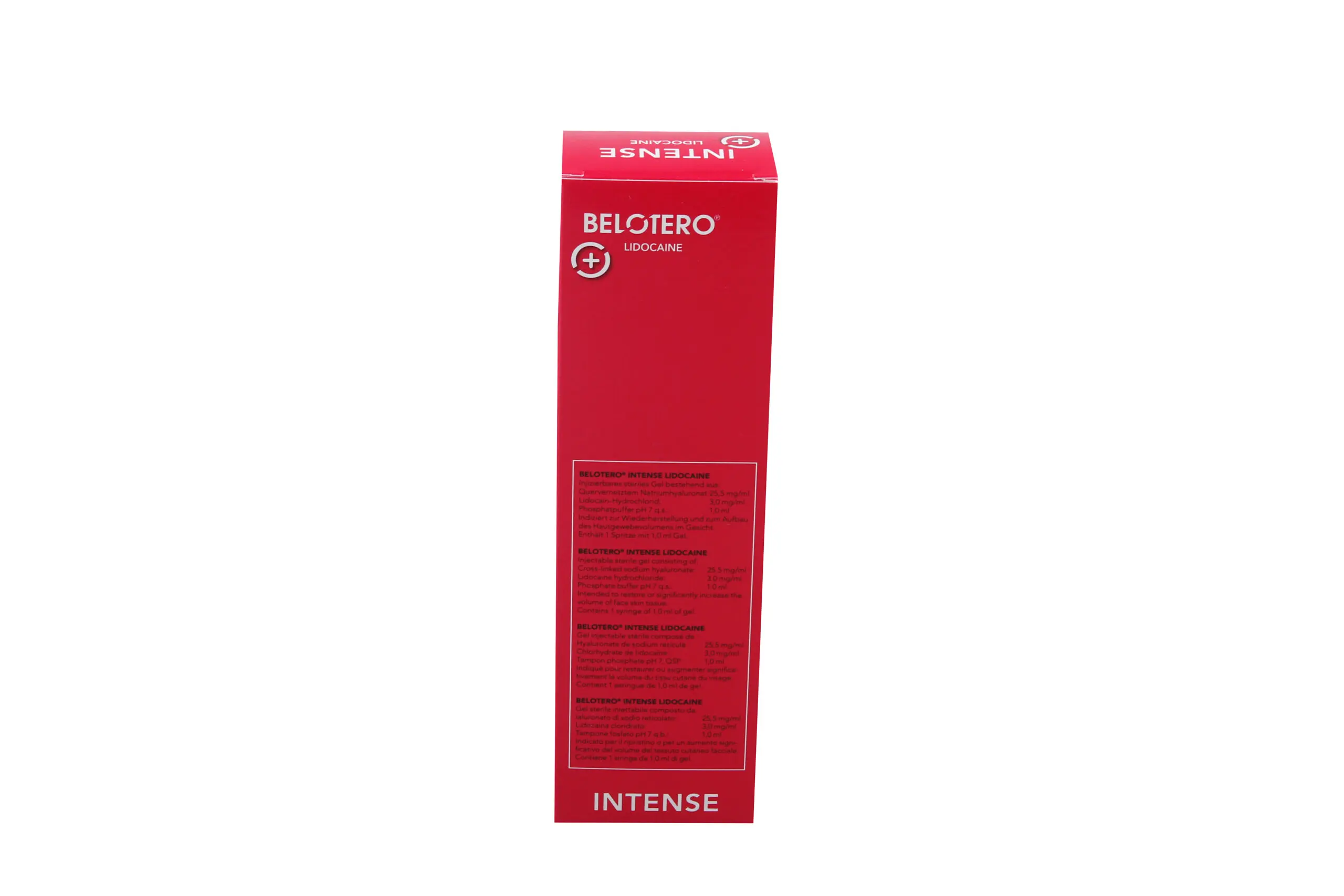 Belotero Intense Lidocaine 1 x 1 ml Belotero Intense Lidocaine back scaled
