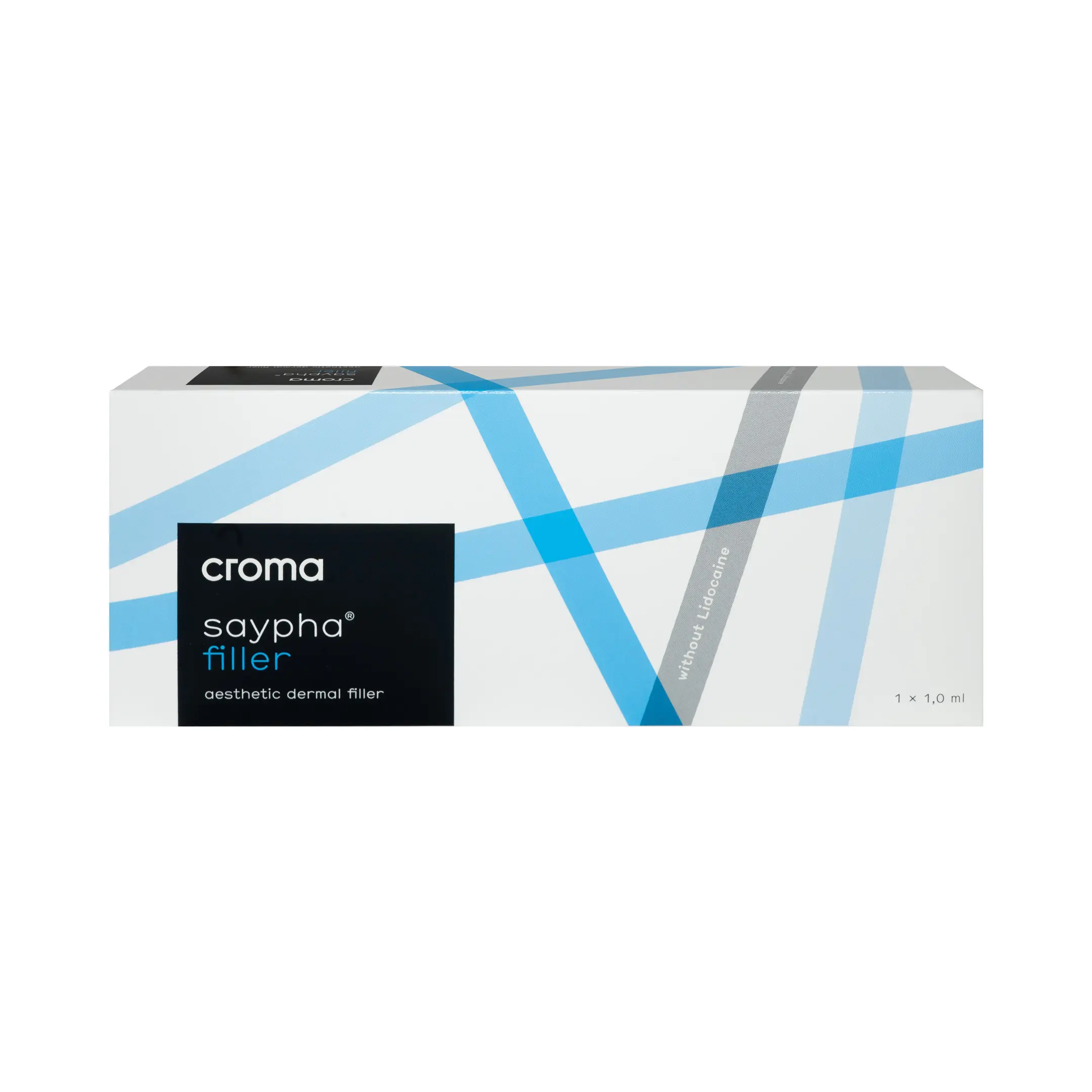 Croma Saypha Filler aesthetic dermal filler without Lidocaine 1x1,0ml front