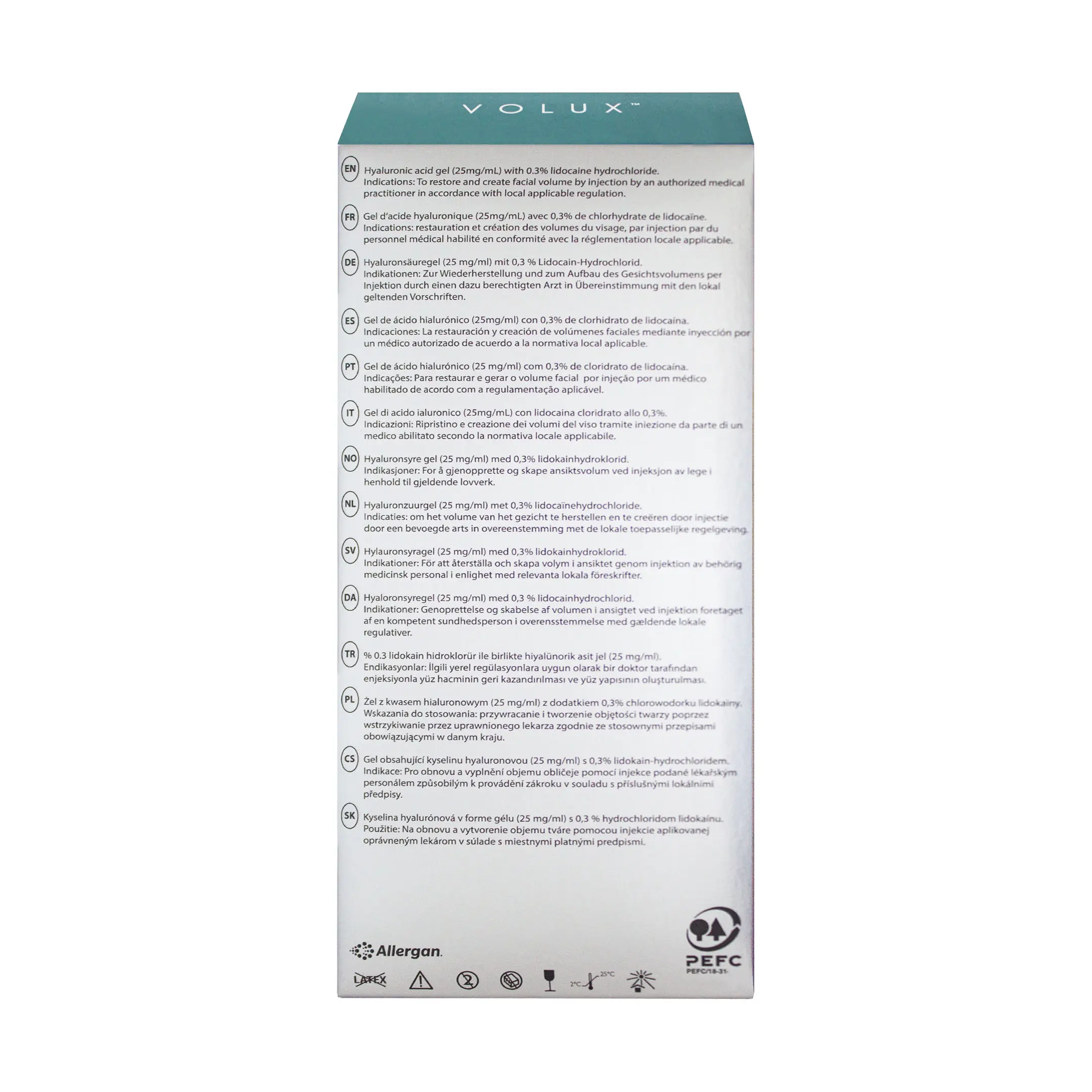 Juvéderm® Volux Juvederm Volux back