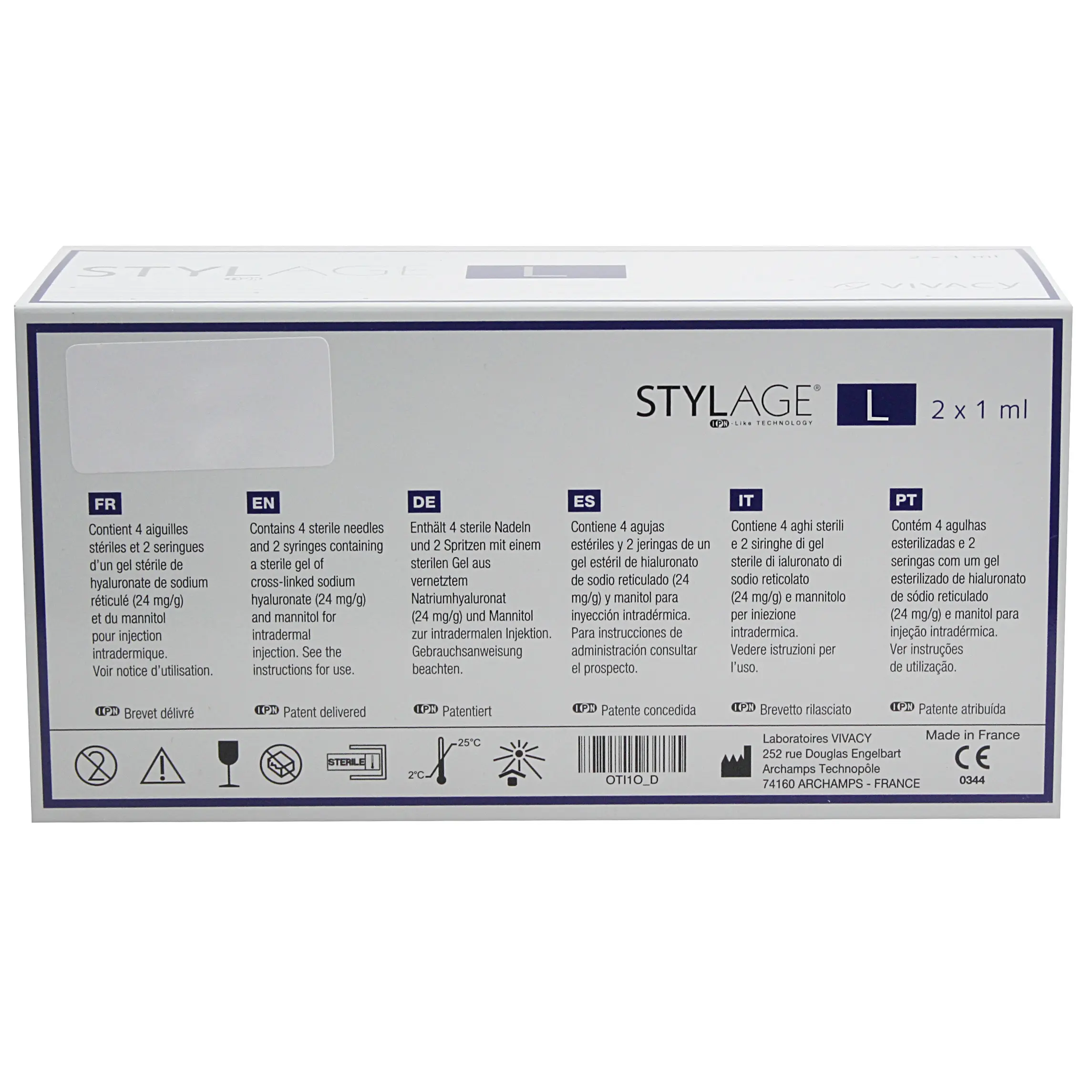 STYLAGE L 2×1 ml Stylage L back