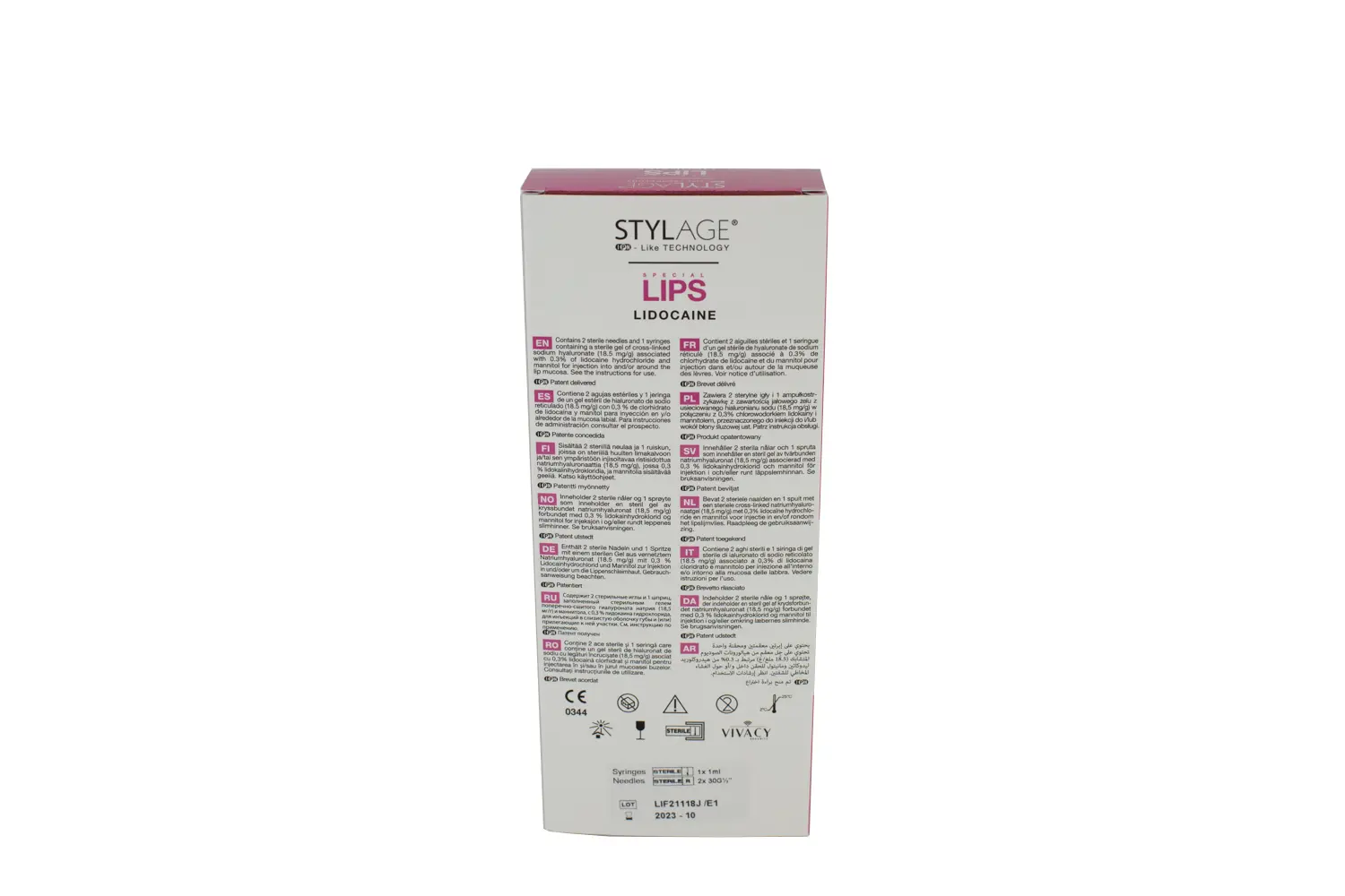 Stylage_Bi-SOFT_Special_Lips_Lidocaine_3 Stylage Bi SOFT Special Lips Lidocaine 3