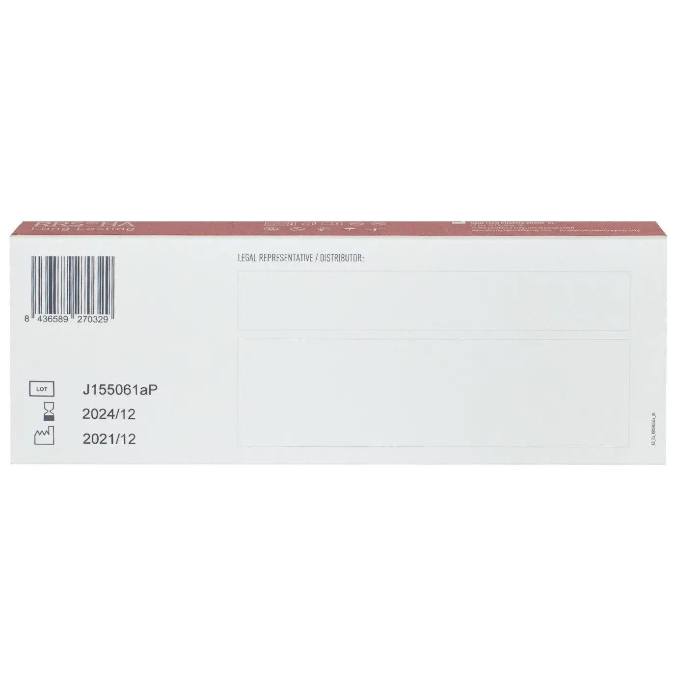 RRS HA Long Lasting 1 x 3 ml RRS HA Long Lasting Back