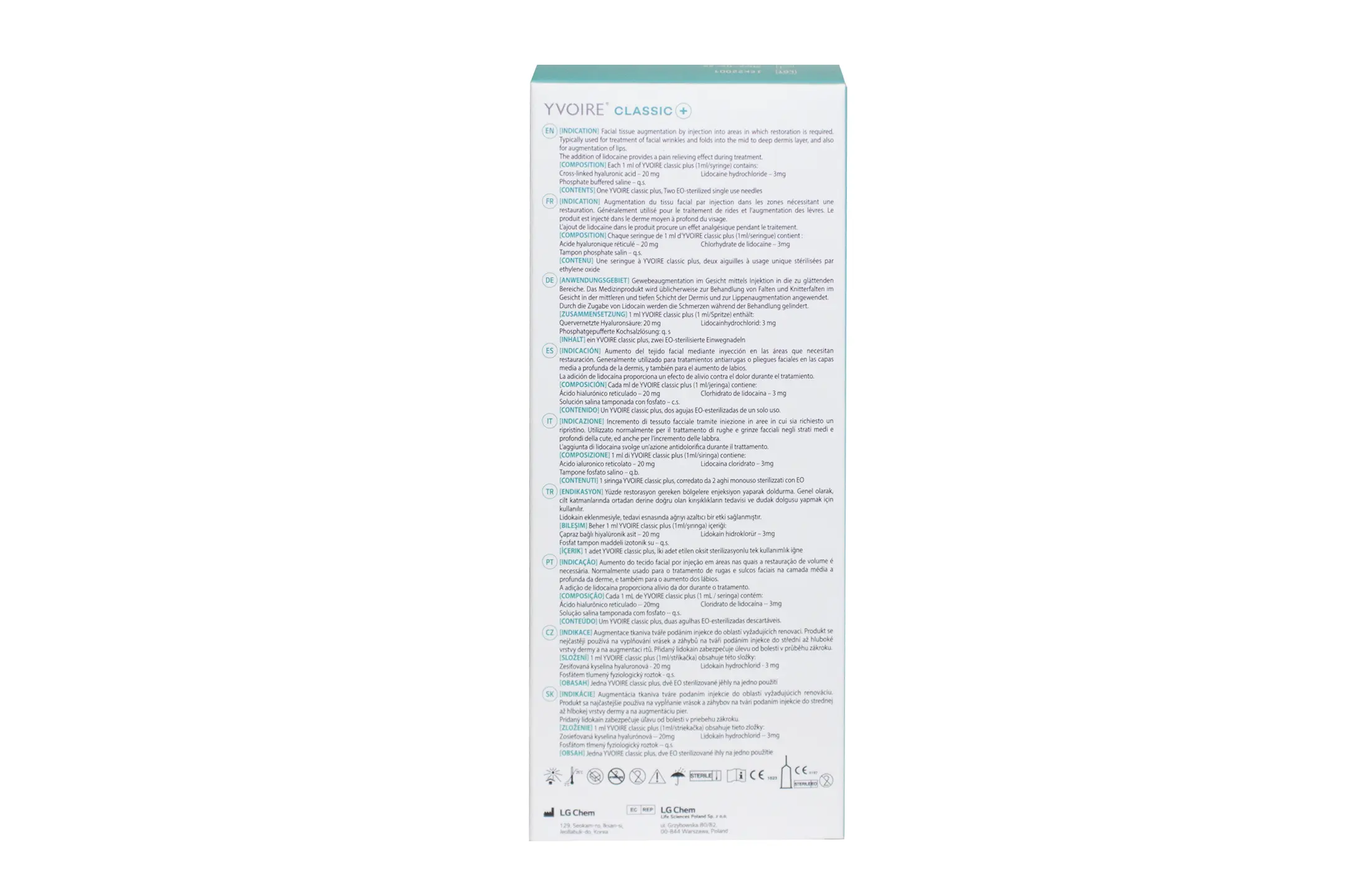 Yvoire Classic Plus 1x1ml YVOIRE Classic Plus Back