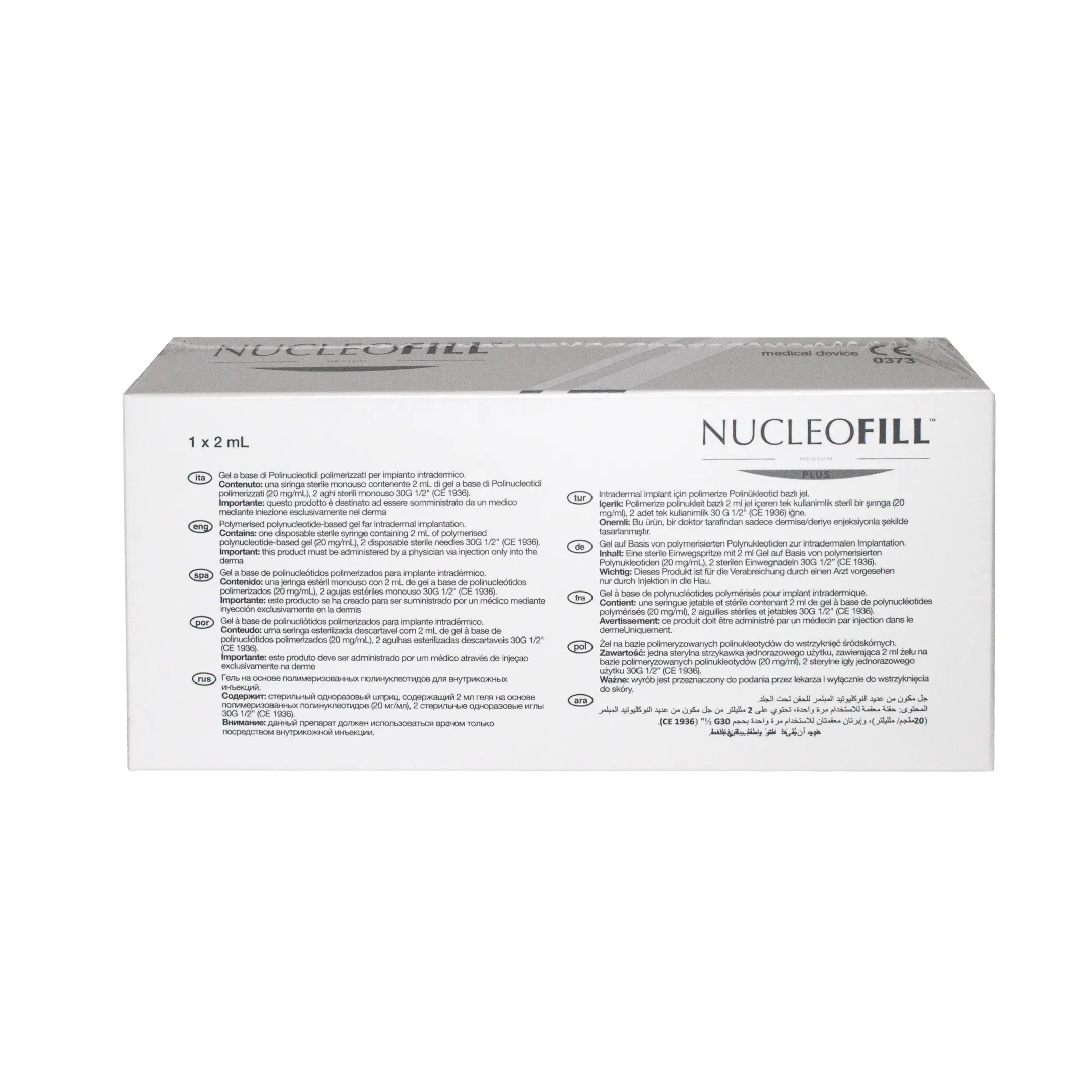 Nucleofill Medium Plus (1x2ml) Nucleofill medium plus back