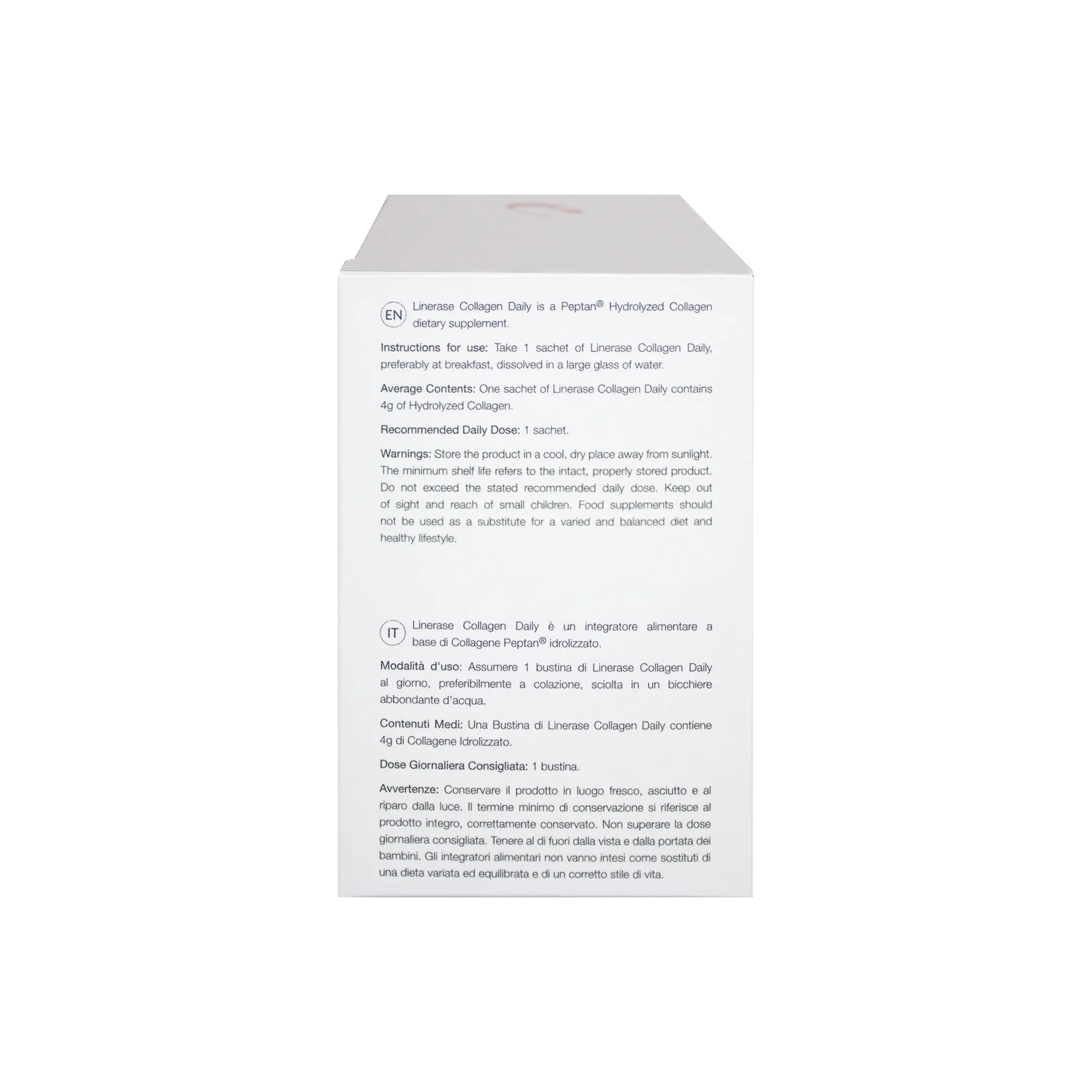 LinErase Collagen Daily (30×5g) Linerase Collagen Daily Back