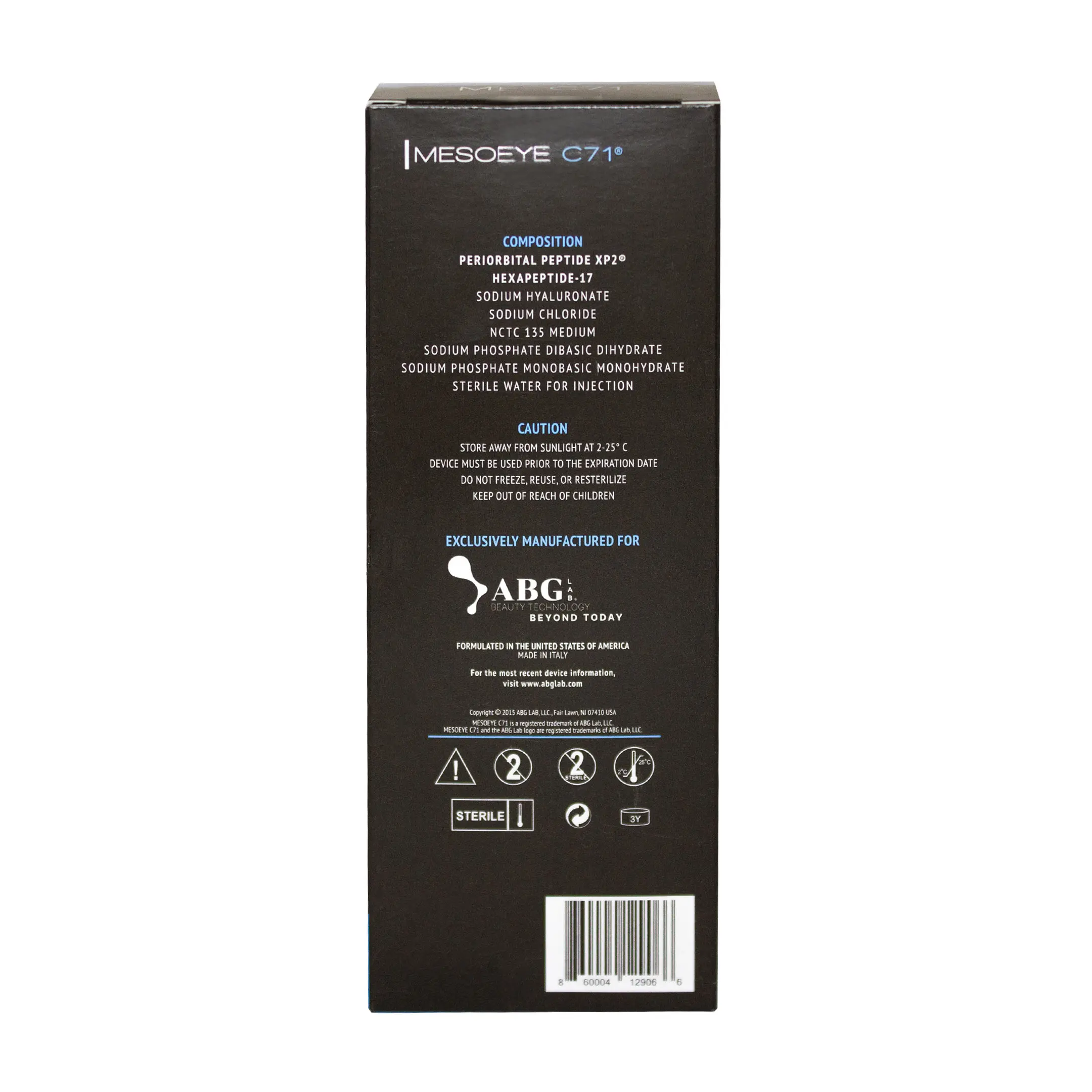 MesoEYE C71 (1x1ml) Mesoeye C71 Back