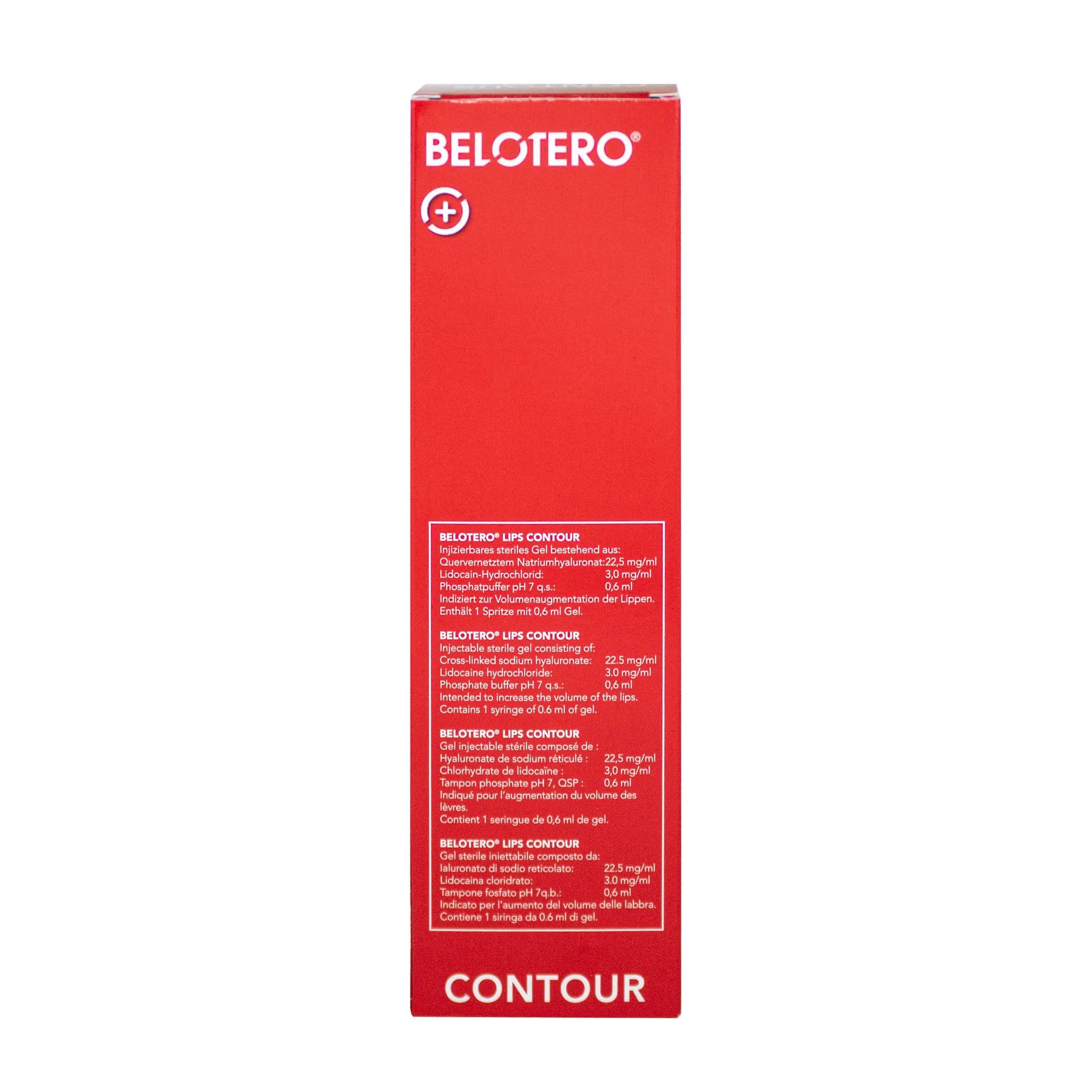 Belotero Lips Contour Lidocaine (1×0.6ml) Belotero Lips Contour Lido back