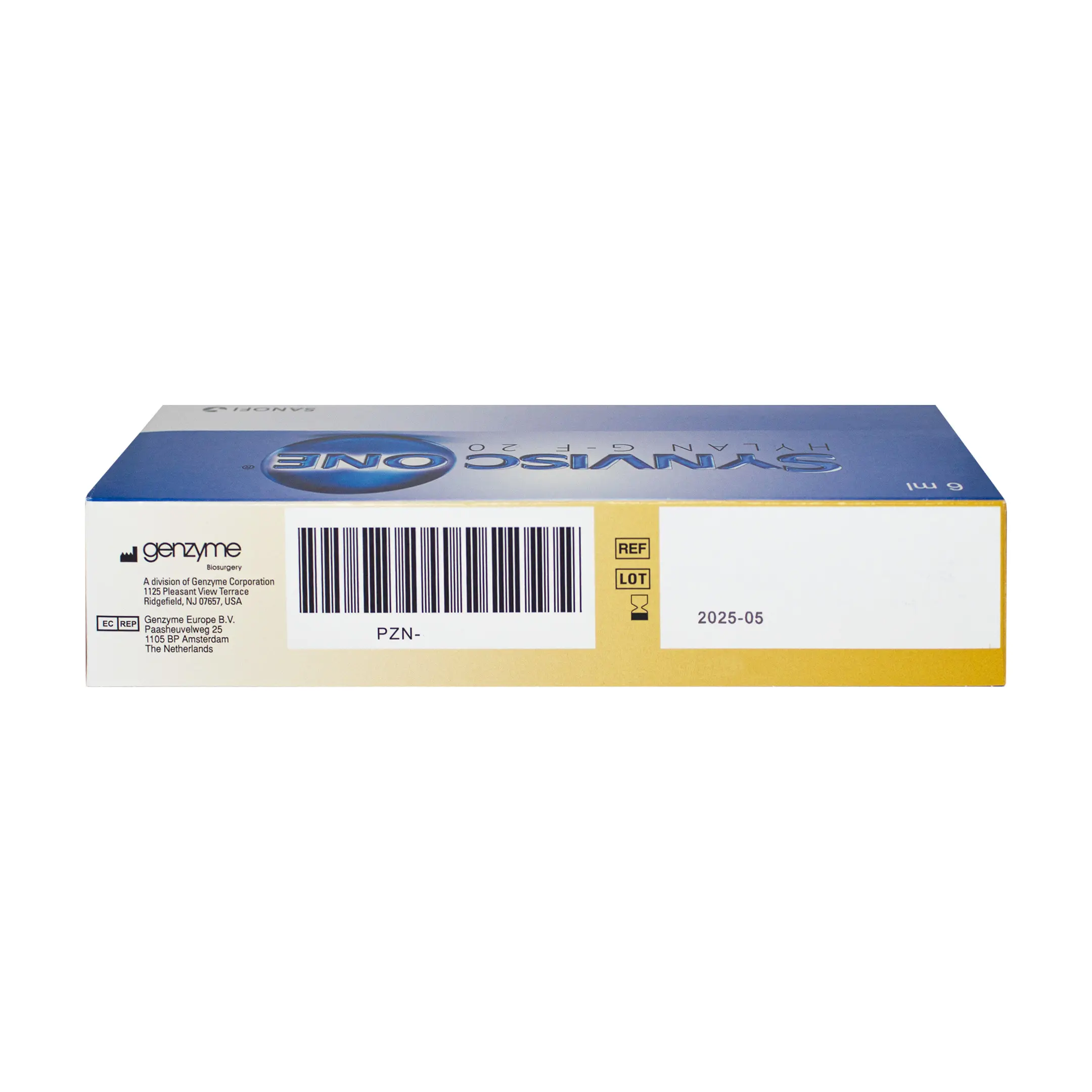 Synvisc® One Hylan G-F20 (1x6ml) Synvisc One Hylan back