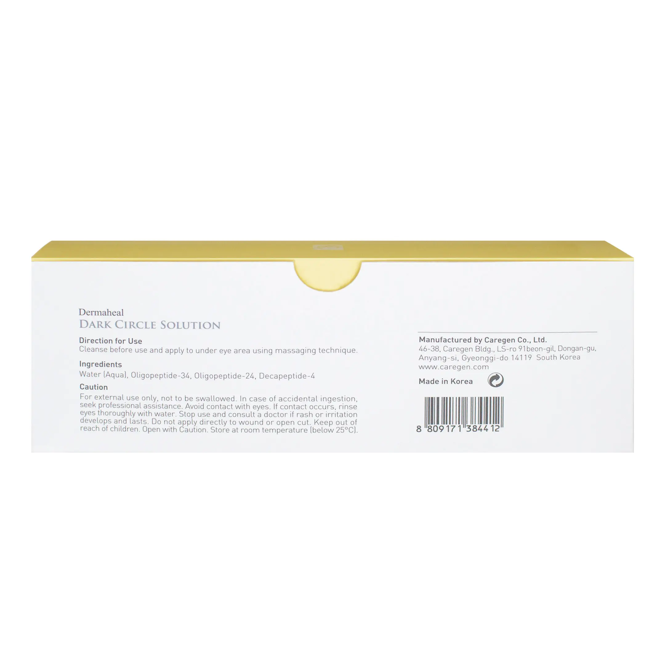 Dermaheal Dark Circle Solution (5×1.5ml) Dermaheal Dark Circle Solution back