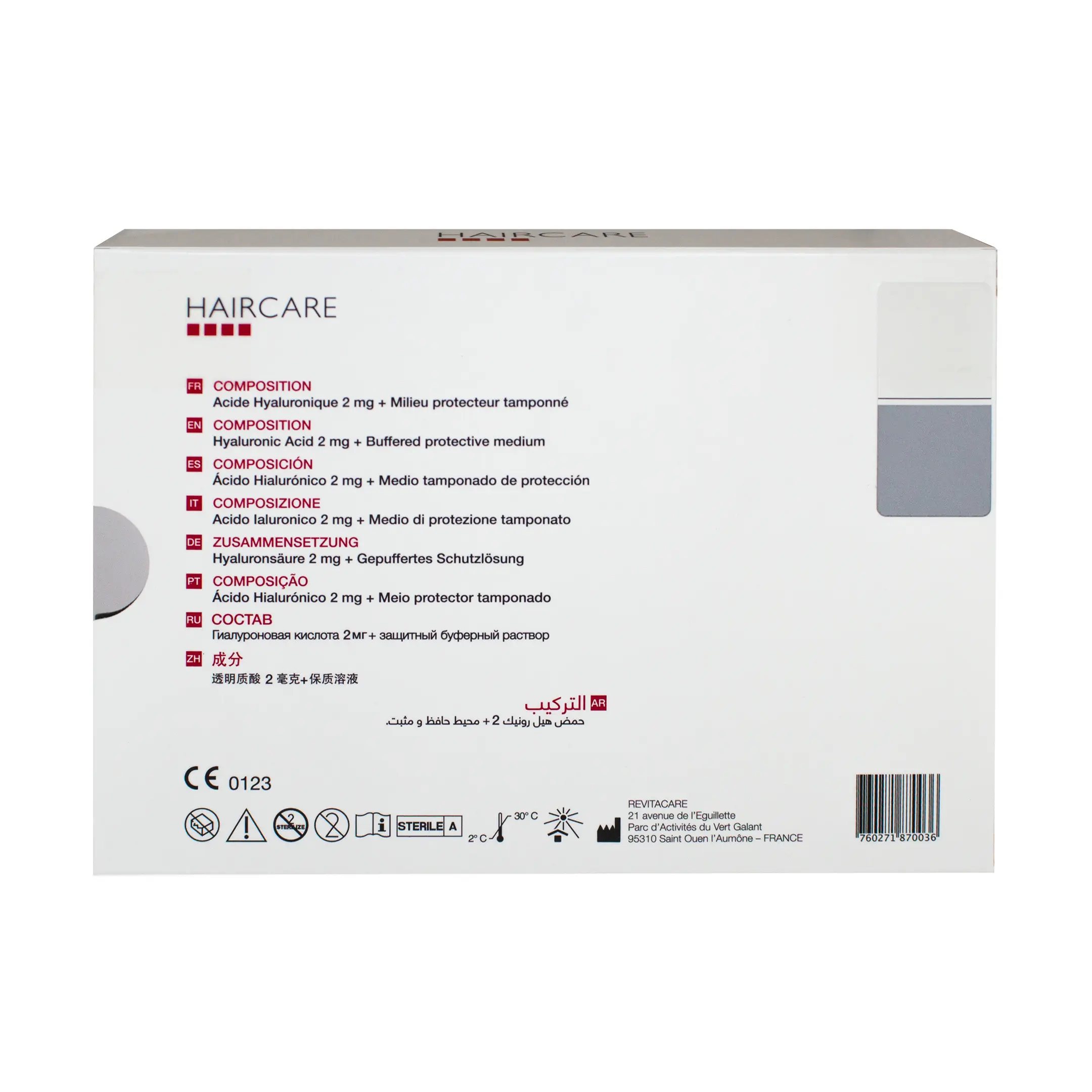 Revitacare Haircare (10x5ml) Revitacare Haircare back