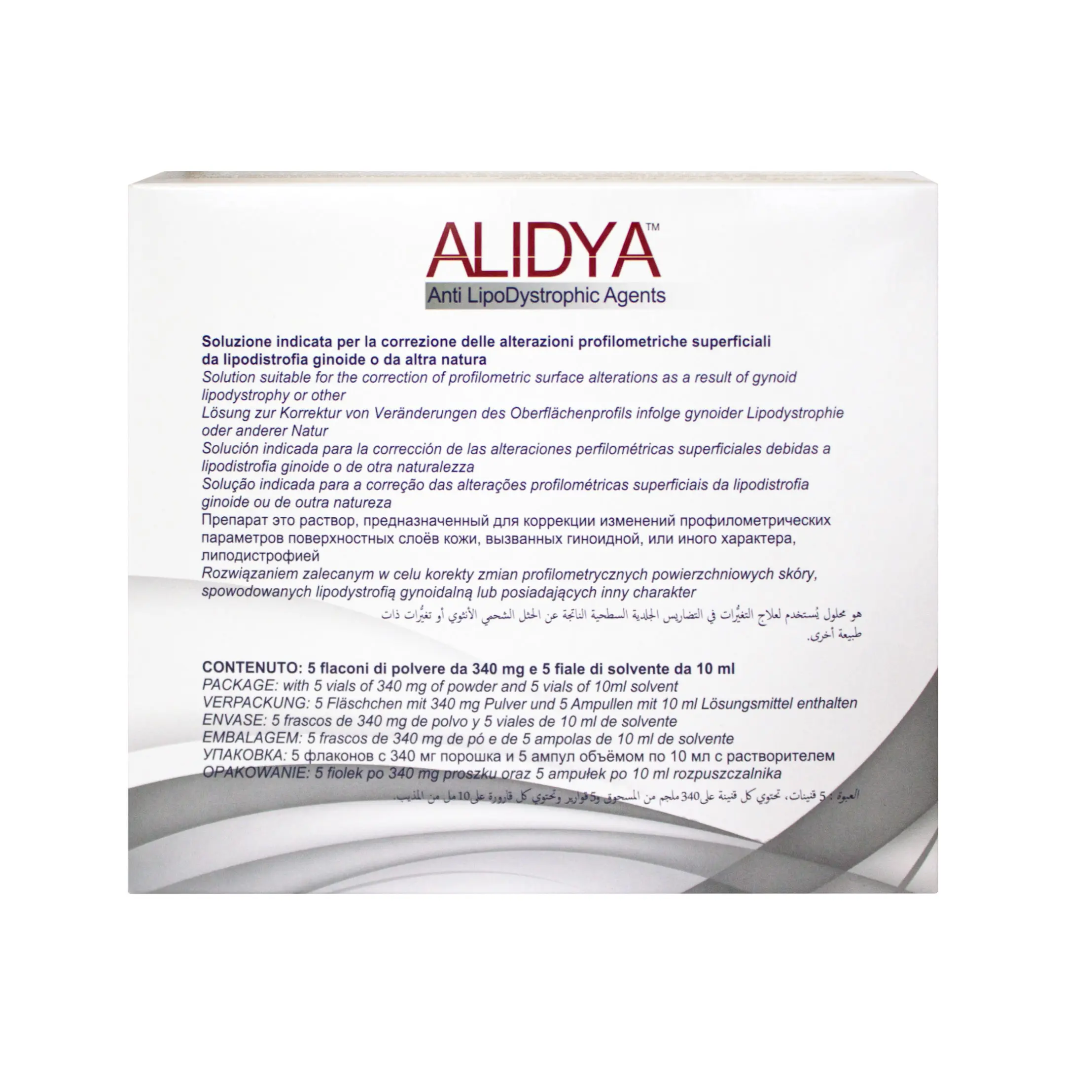 Alidya Anti-Cellulite (5x340mg) Alidya back