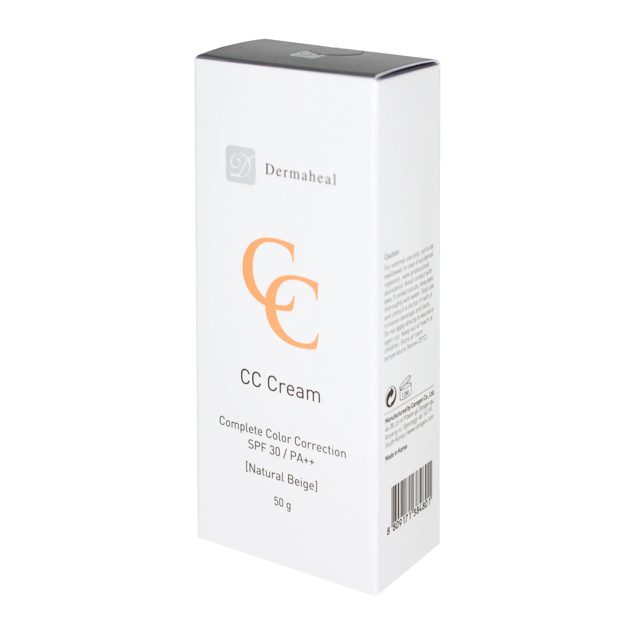 DermaHeal CC Cream Tan Beige (1x50g) Dermaheal CC Cream Natural Beige side