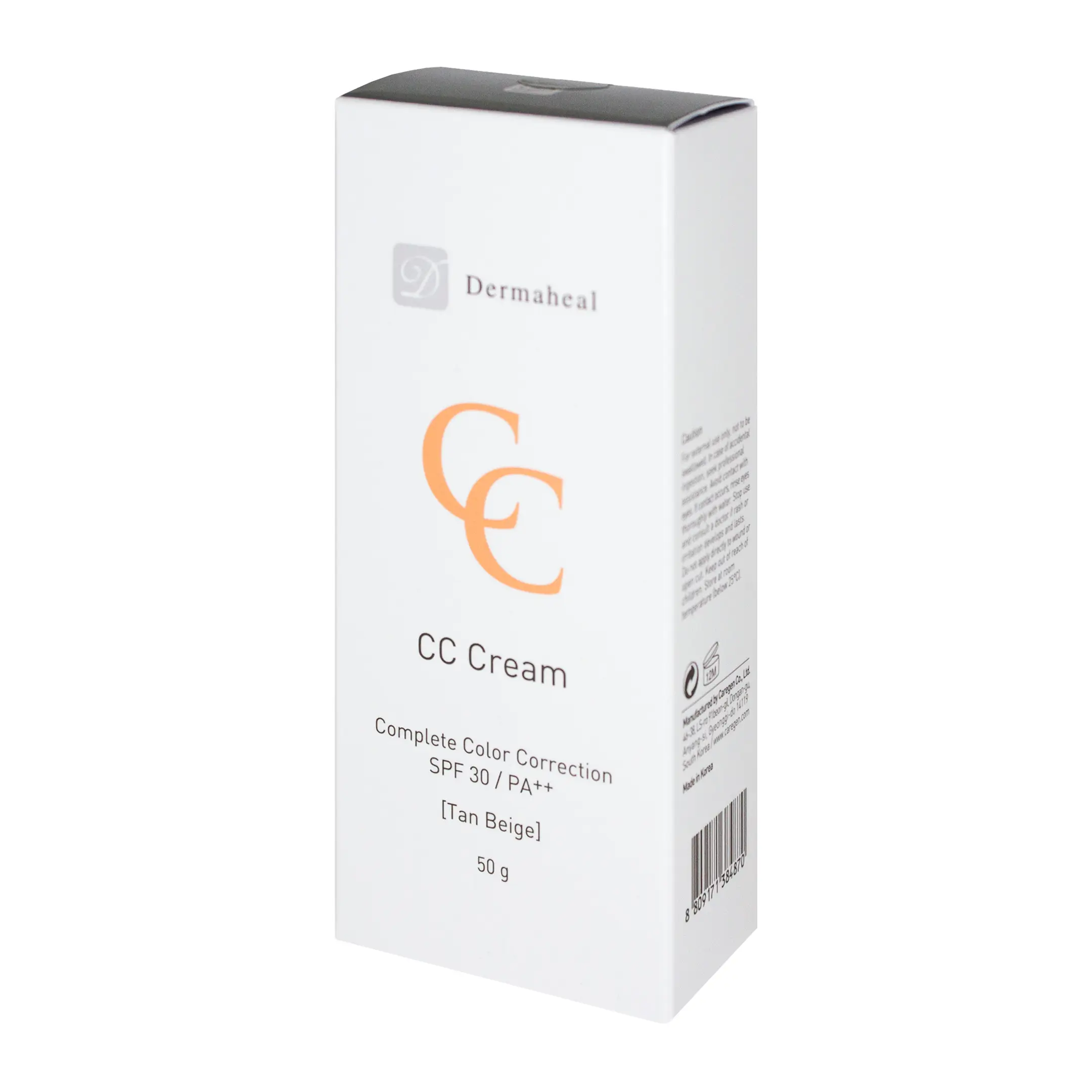 DermaHeal CC Cream Tan Beige (1x50g) Dermaheal CC Cream Tan Beige side