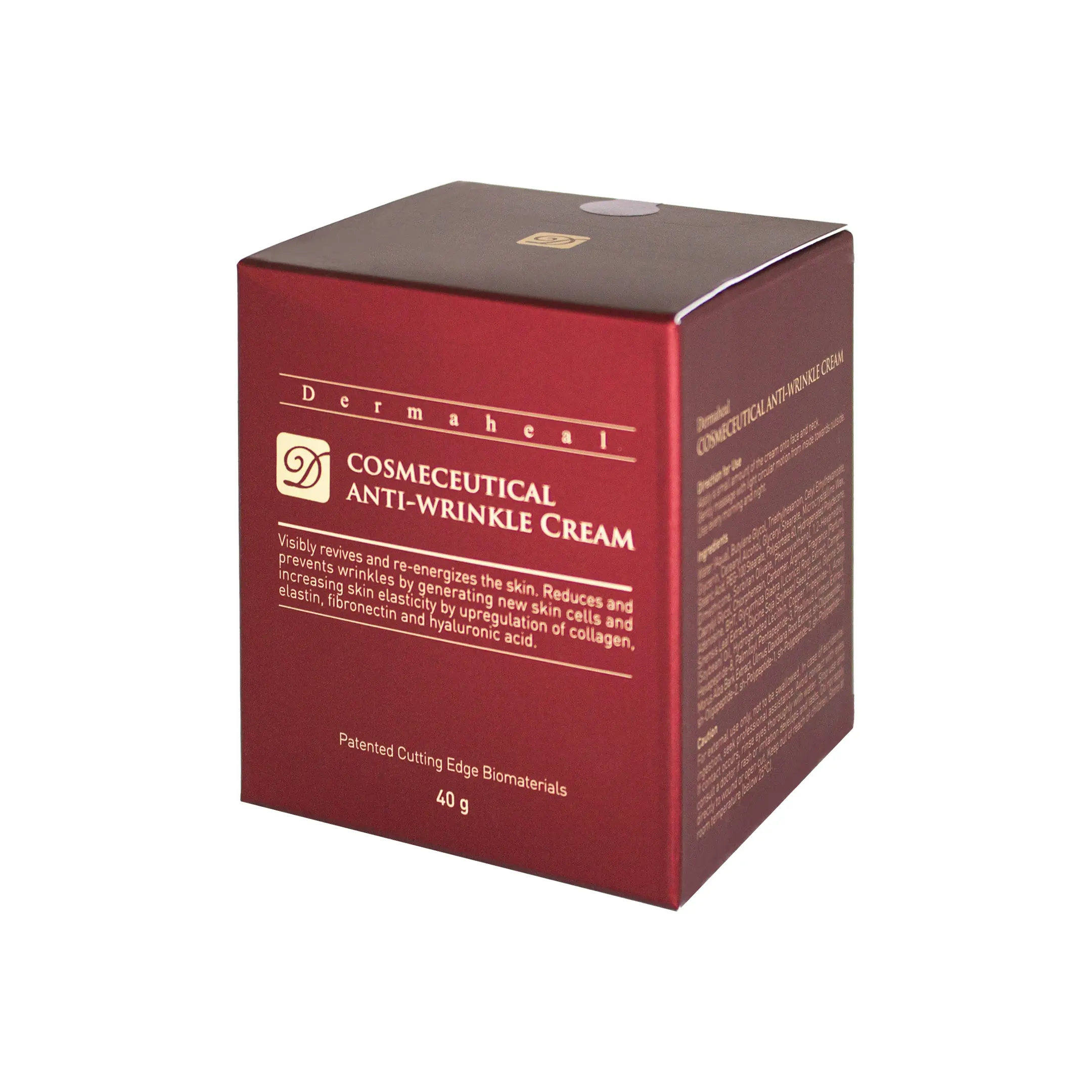 DermaHeal Cosmeceutical Anti-Wrinkle Cream (1x40g) Dermaheal Cosmeceutical Anti Wrinkle Cream side