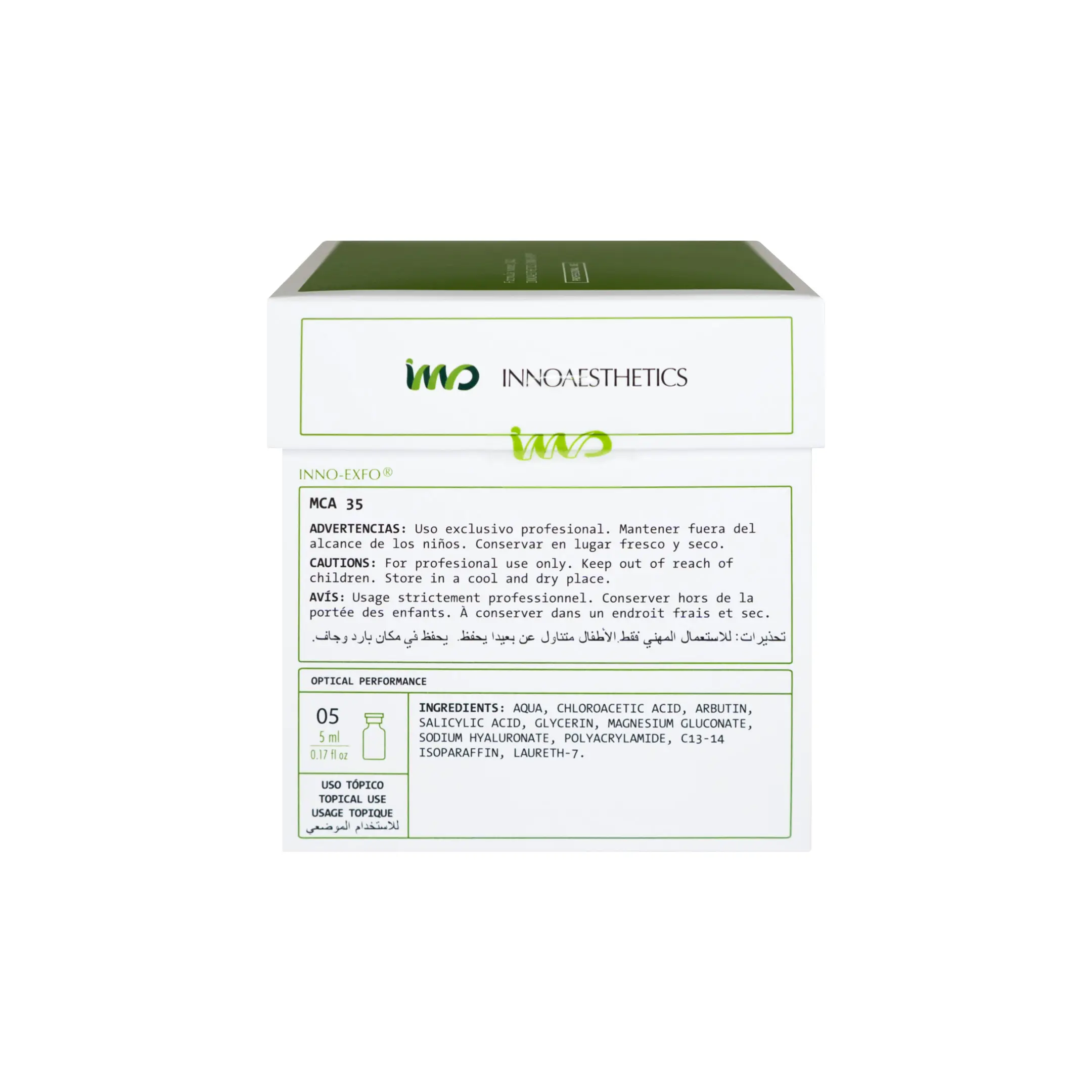 Innoaesthetics MCA 35 (5x5ml) Innoaesthetics MCA 35 back