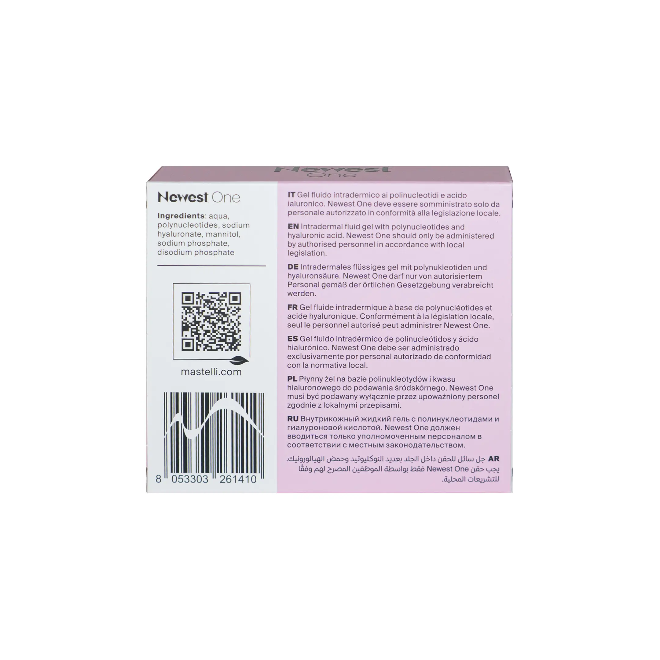 Mastelli Newest One (5x4ml) Mastelli Newest One back