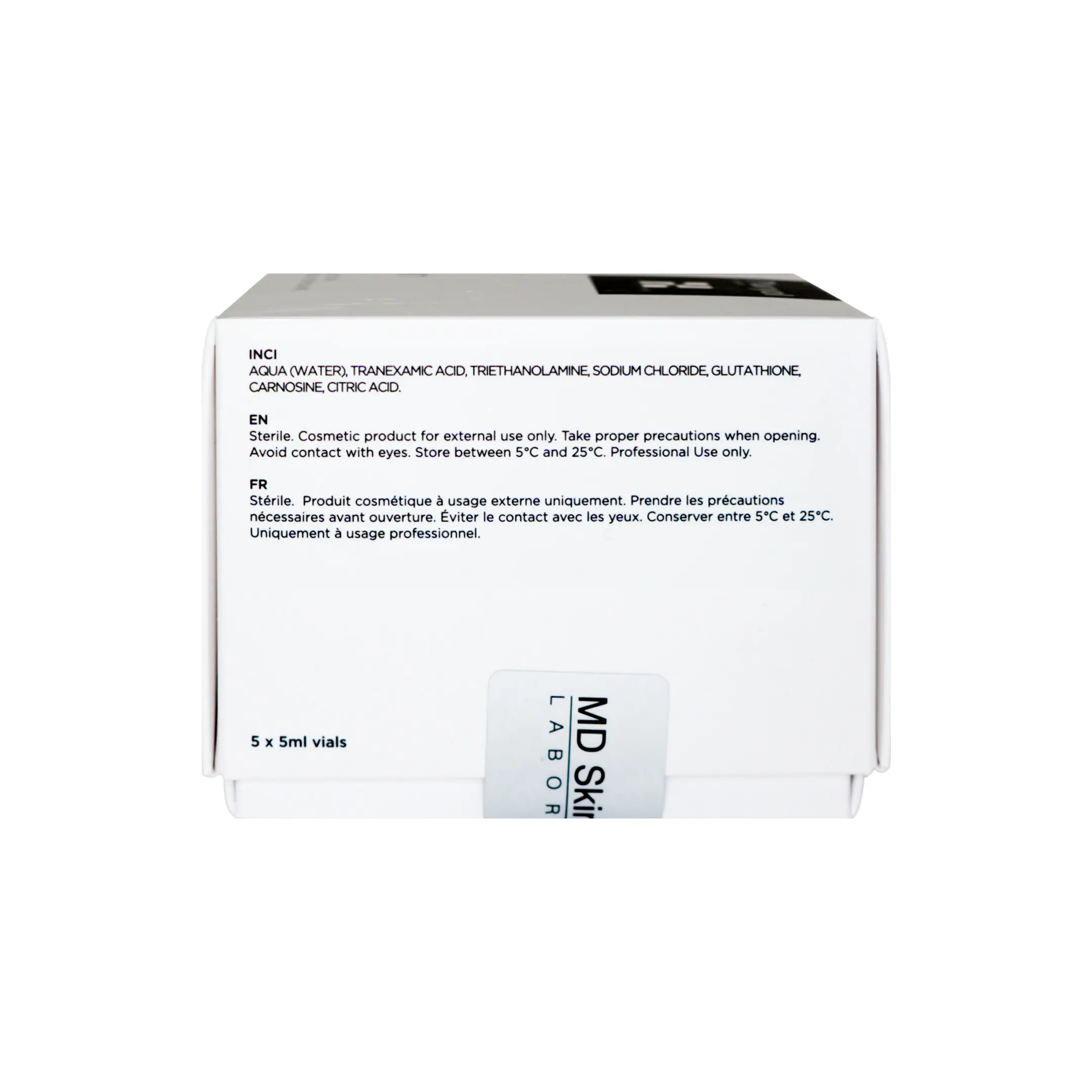 Pluryal Mesoline Radiance (5x5ml) Pluryal Mesoline Radiance back