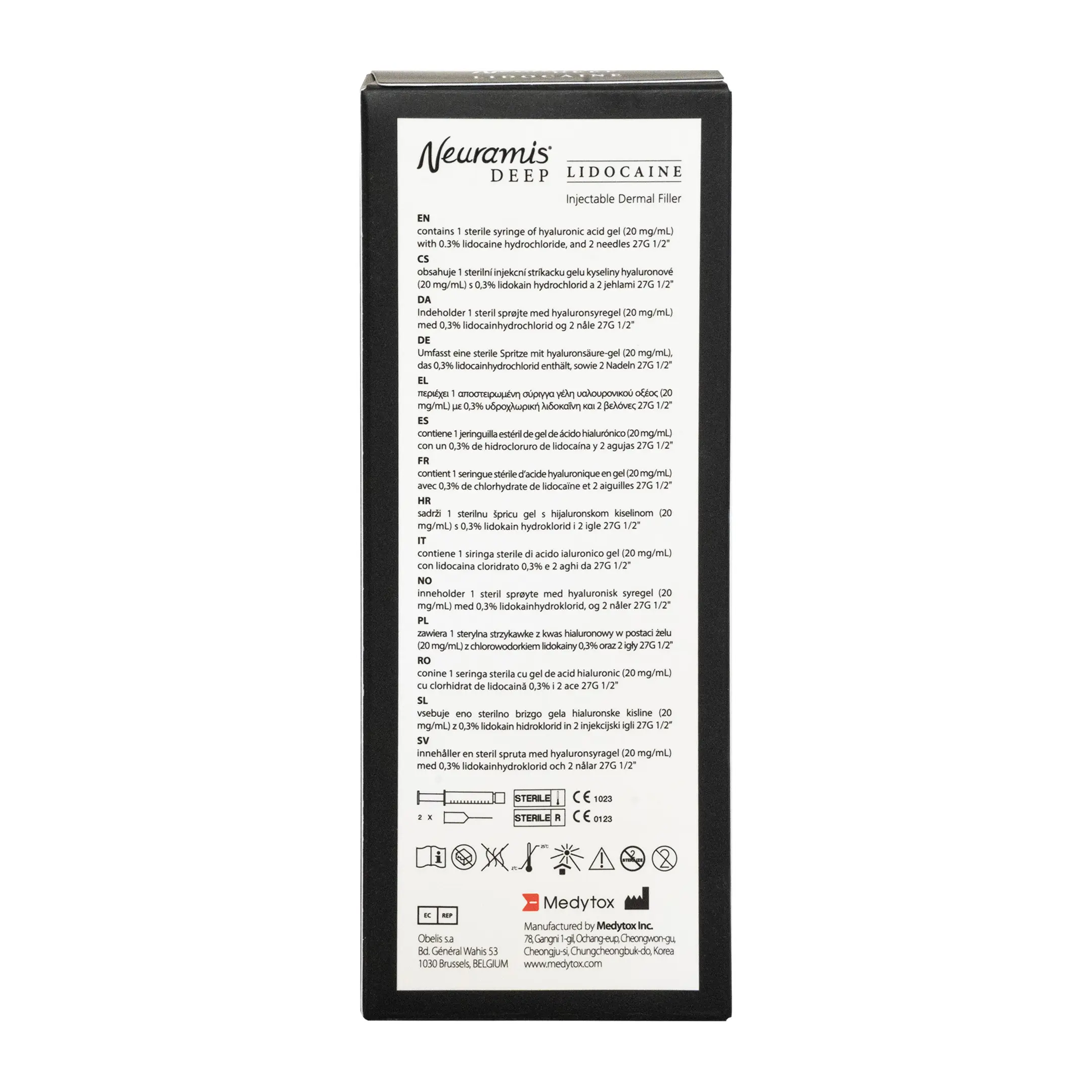 Neuramis Volume Lidocaine (1×1ml) (Kopie) Neuramis Deep Lidocaine back