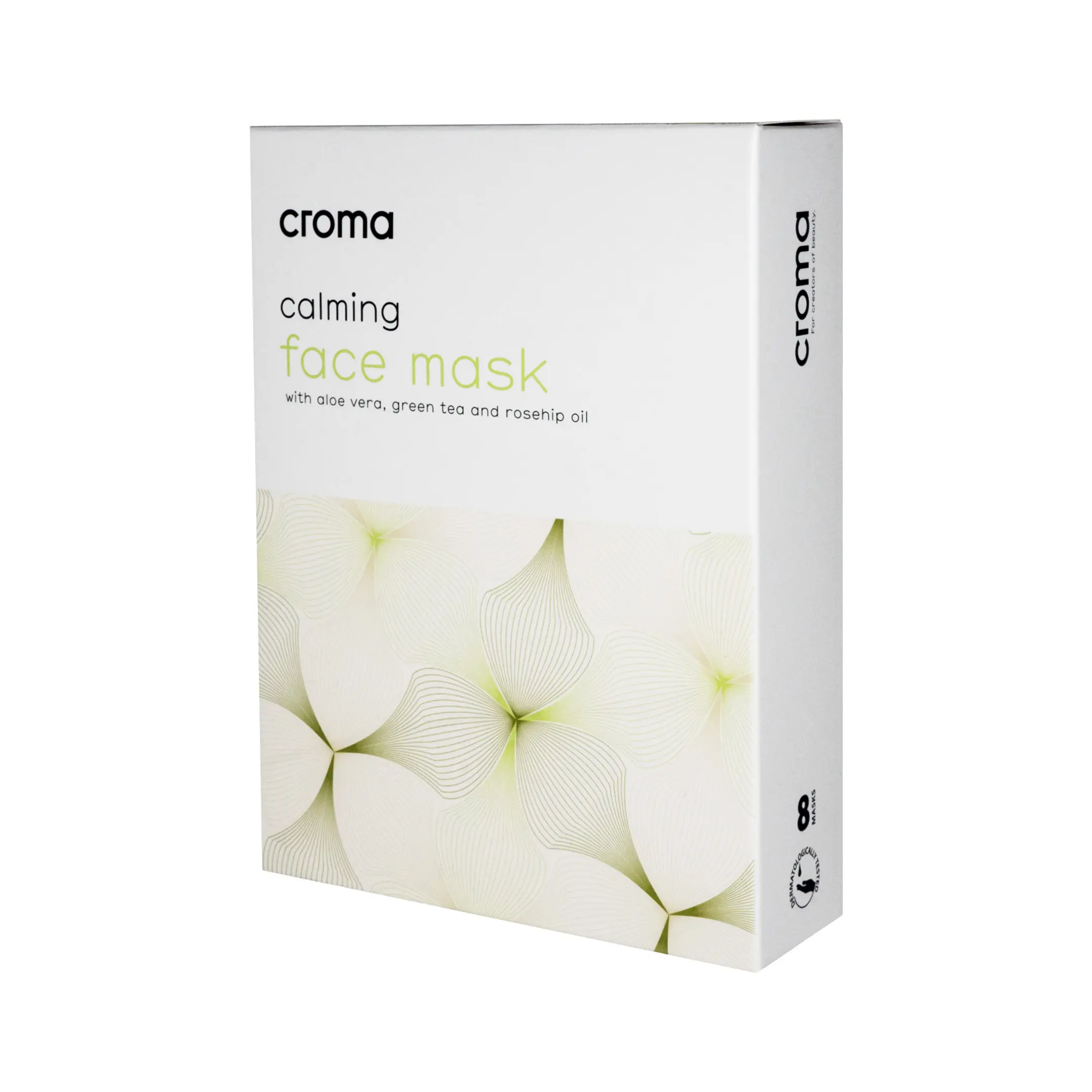 Croma CALMING Face Mask 8 Stk. Croma Calming facemask side