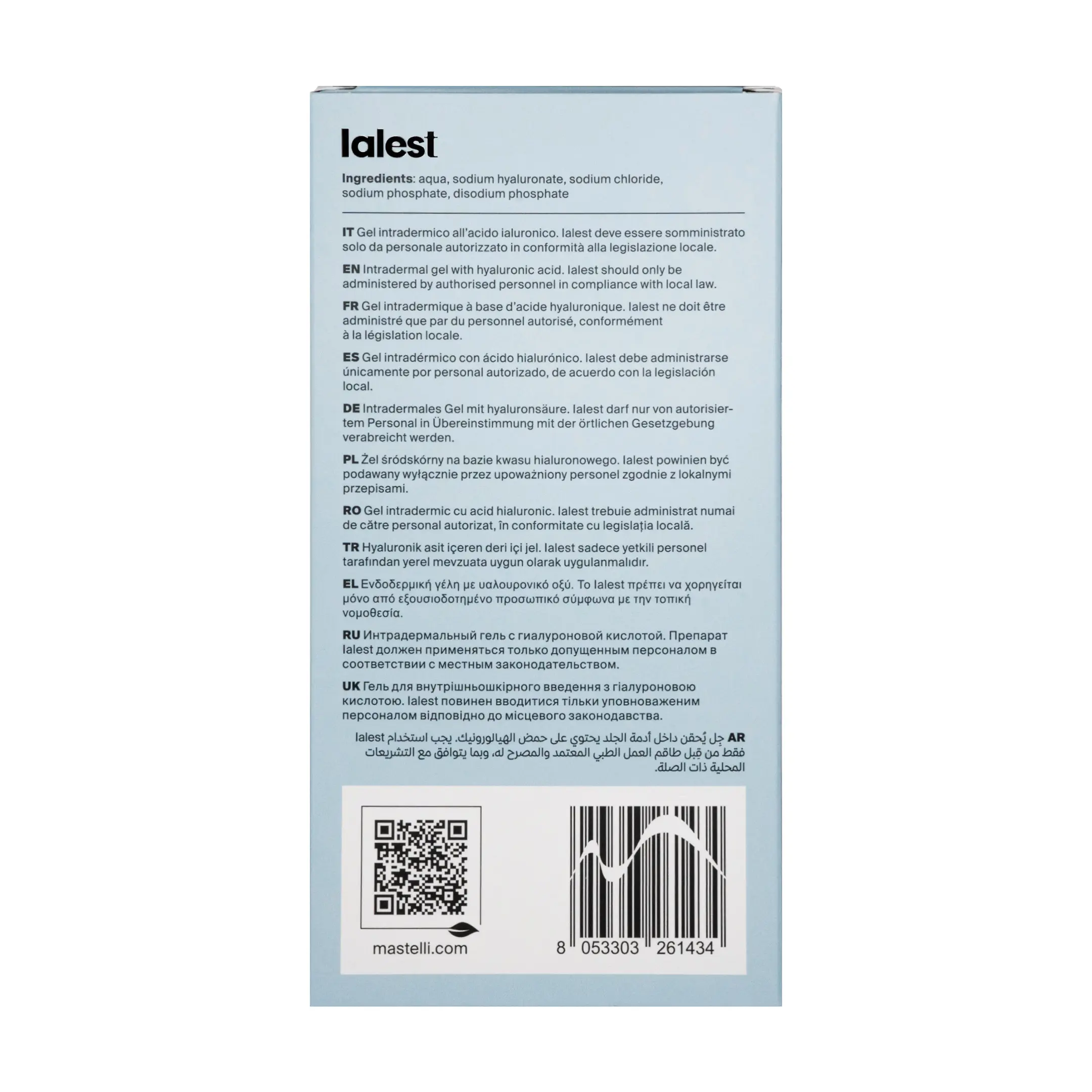 iALEST Mastelli (1x2ml) Mastelli ialest back