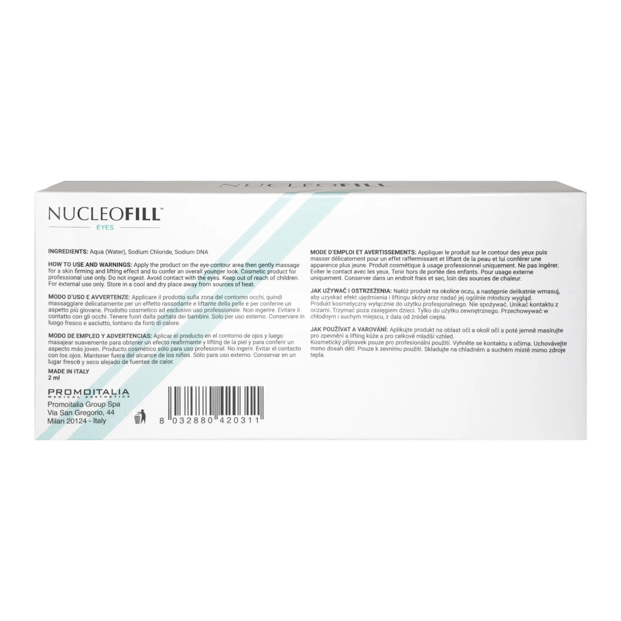 Nucleofill Eyes (1×2ml) Nucleofill eyes back