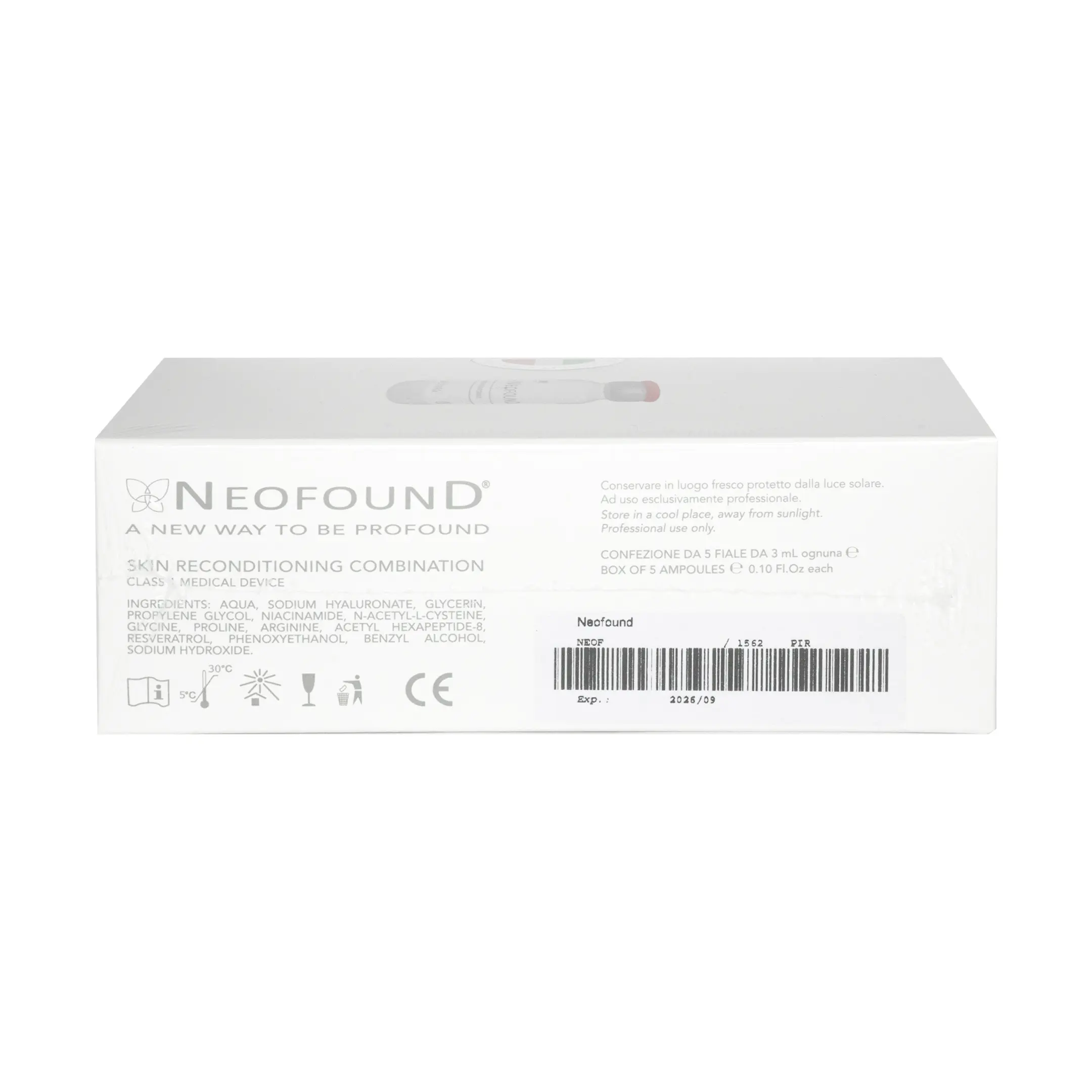 Love Cosmedical NeoFound (5x3ml) Neofound back