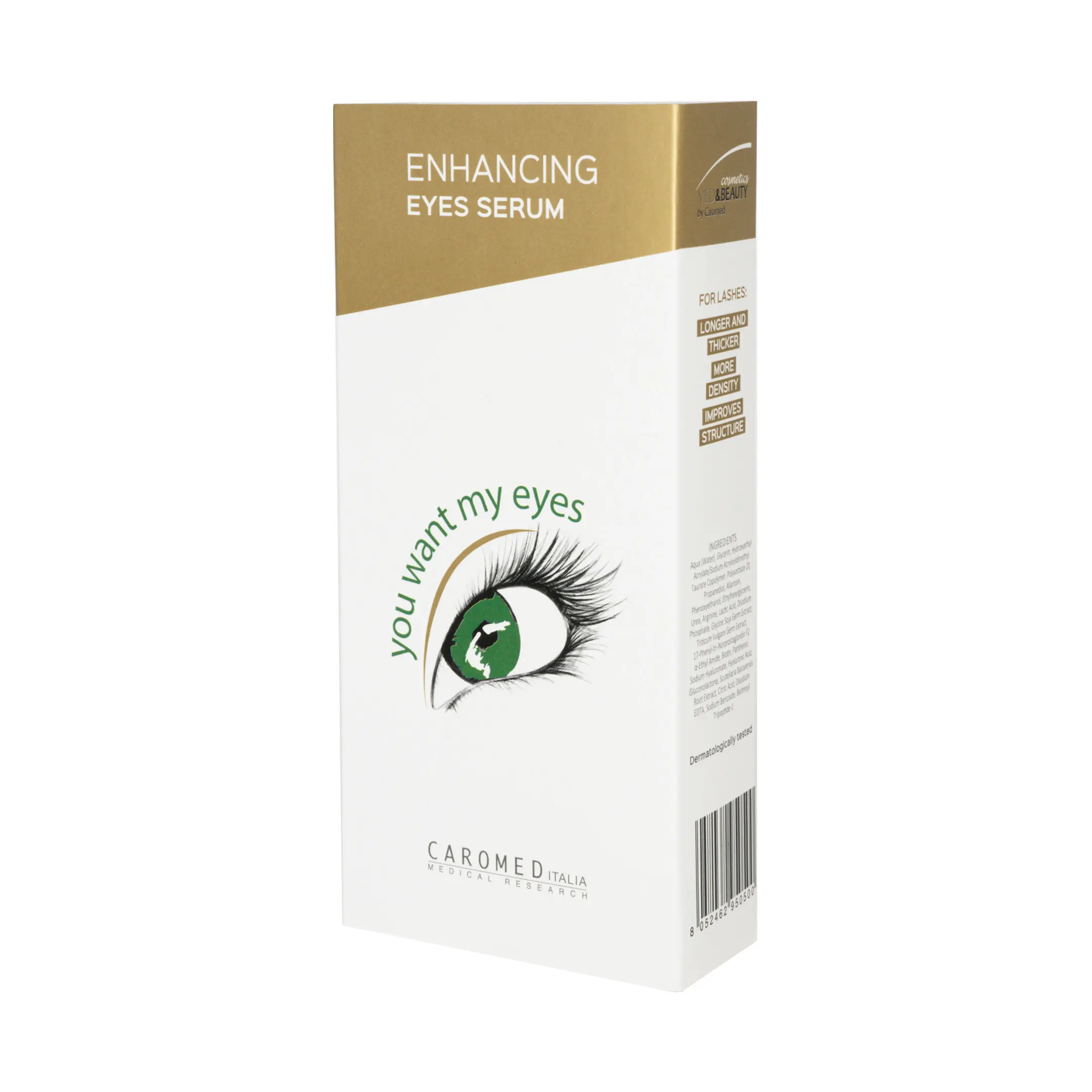 Caromed Italia You Want My Eyes Enhancing Eye Serum (3ml) Caromed Enhancing eyes serum you want my eyes side