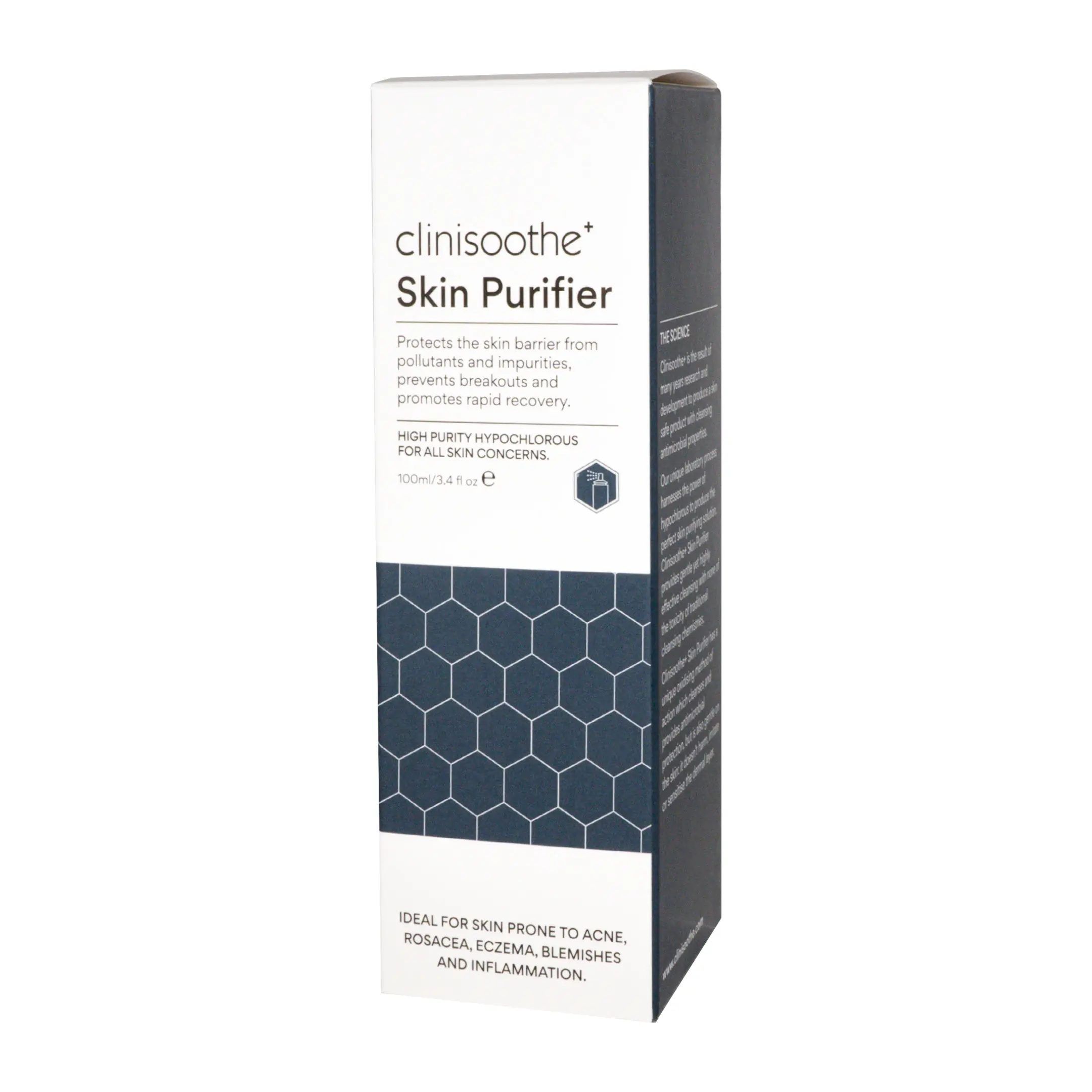 Clinisoothe+ Skin Purifier (100ml) Clinisoothe skin purifier 100ml side