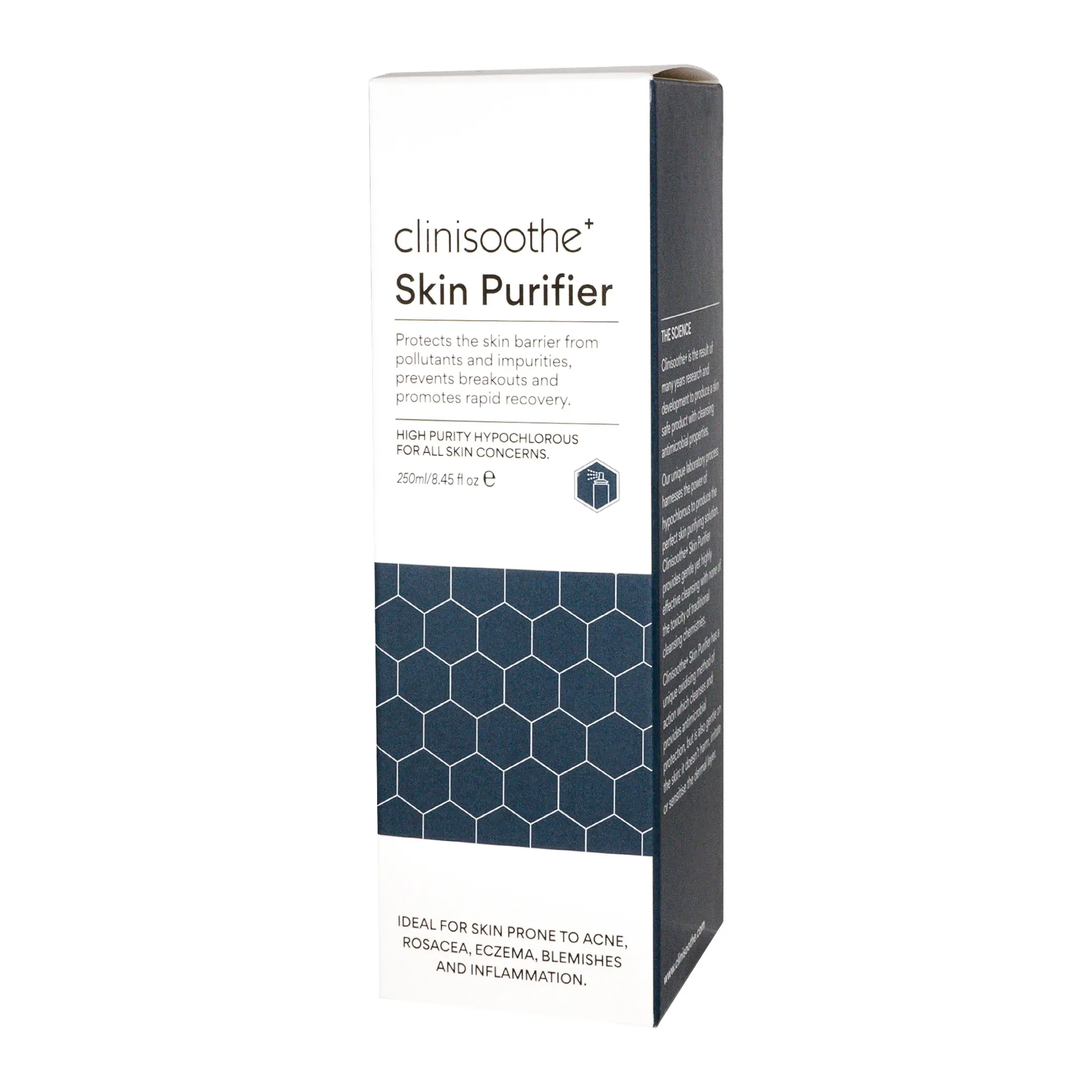Clinisoothe+ Skin Purifier (250ml) Clinisoothe skin purifier 250ml side