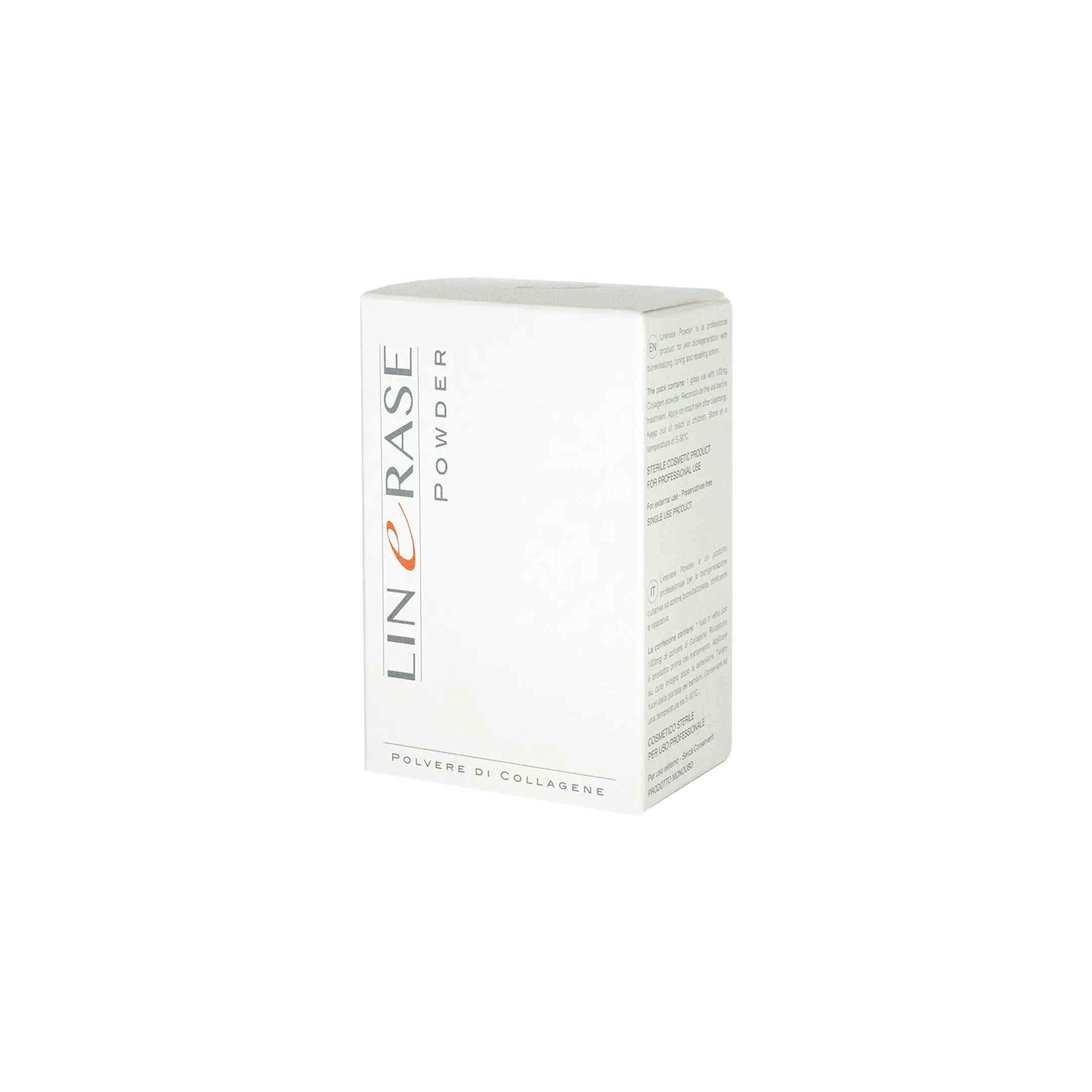 Linerase Powder (100mg) Linerase Powder Collagen side