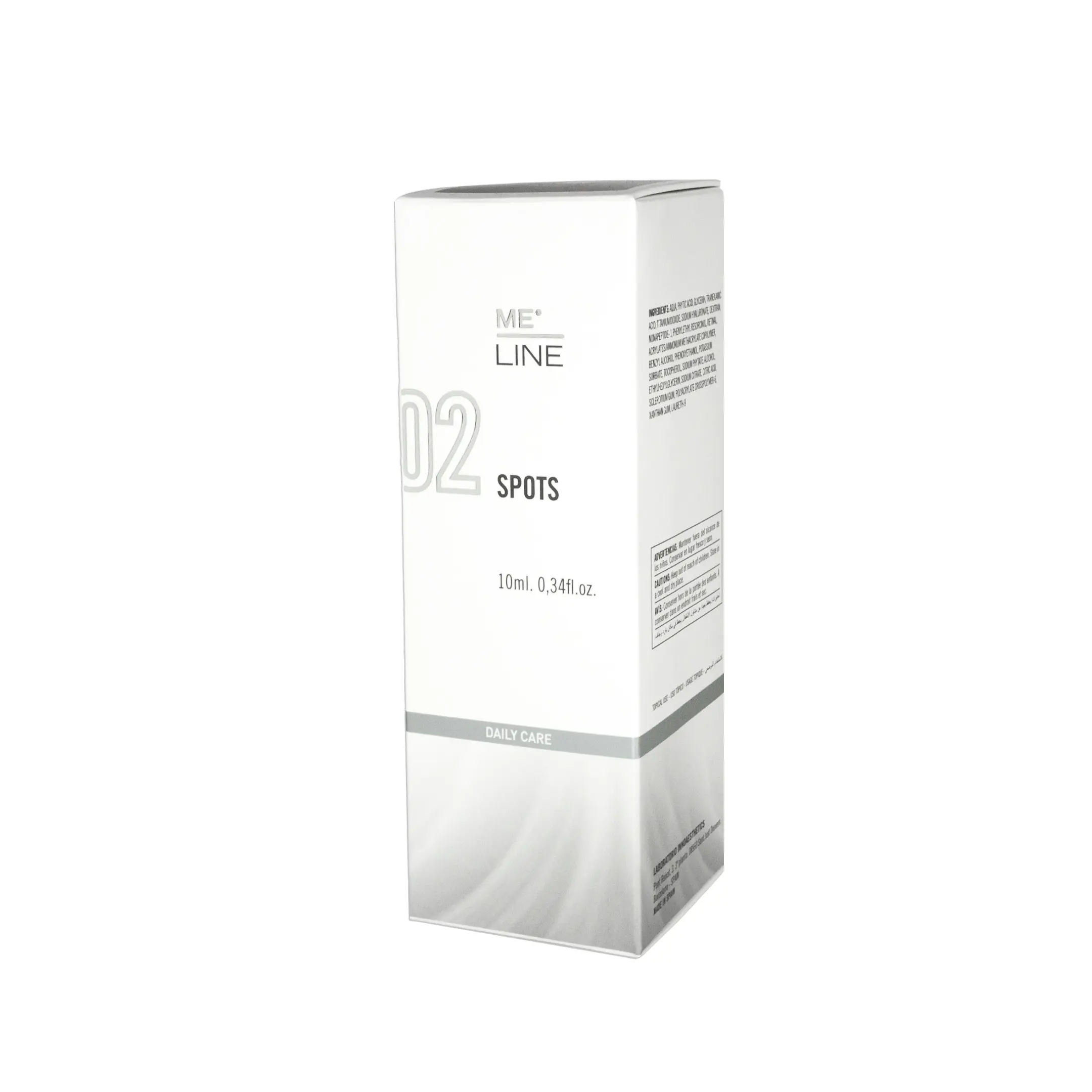 ME LINE 02 Spots (10ml) ME LINE 02 Spots (10ml) Daily Care side