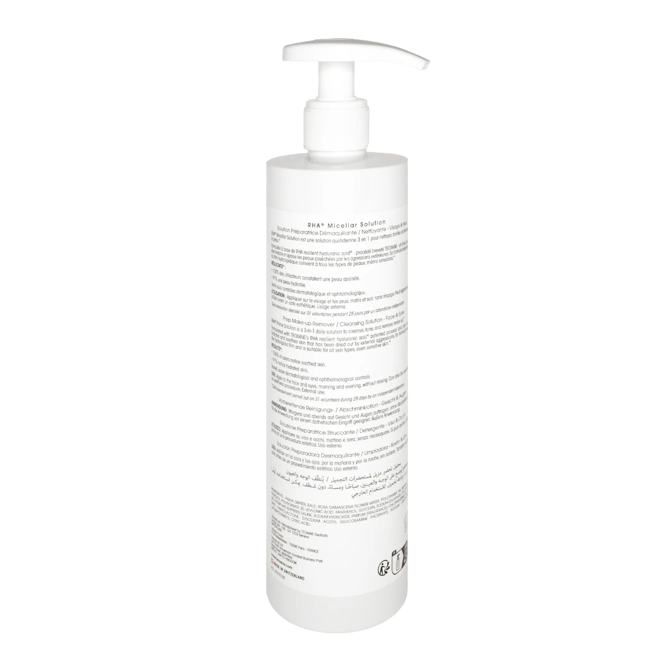 TEOXANE RHA Micellar Solution (400ml) Teoxane RHA Micellar Solution 400ml back