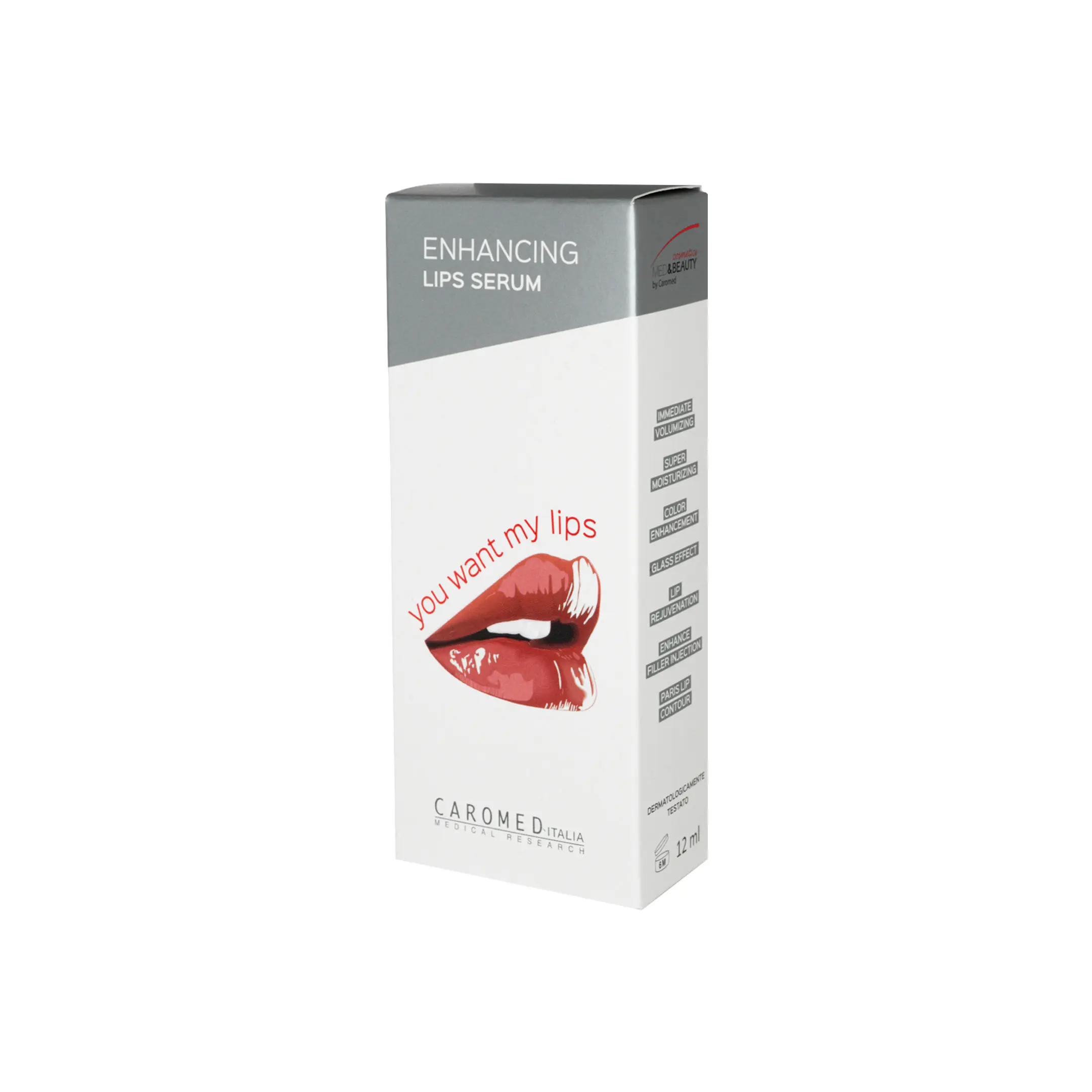 YOU WANT MY LIPS Enhancing Lips Serum (1x12ml) You Want My Lips Enhancing Lip Serum Caromed Italia side