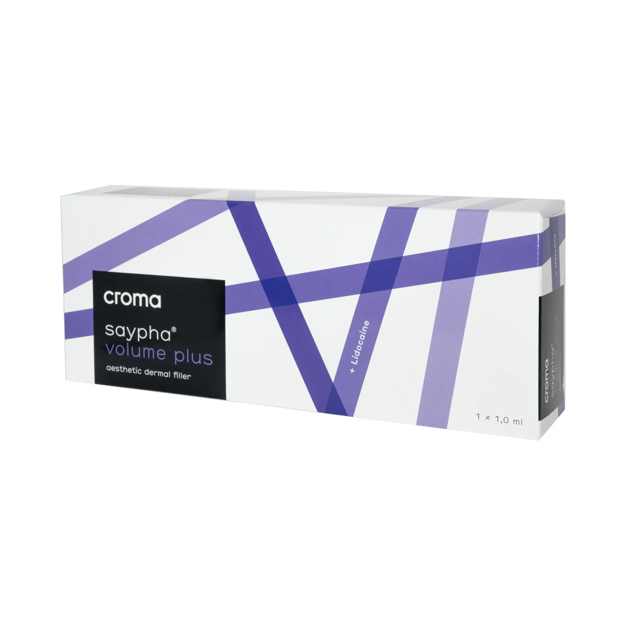 Saypha Volume Plus Lidocaine (1×1ml) Croma Saypha Volume Plus aesthetic dermal filler Lidocaine 1x1,0ml side