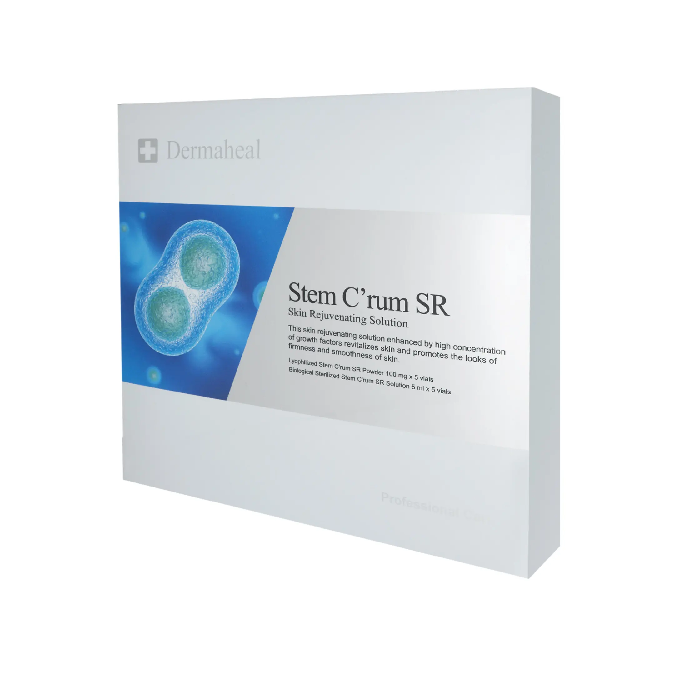 DermaHeal Stem C'rum SR (5x5ml) Dermaheal Stem C'rum SR Skin Rejuvenating Solution side