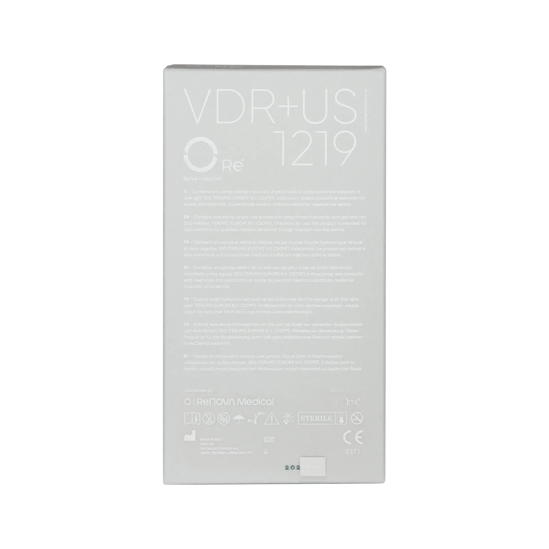 Refine+UltraSoft VDR+S1219 1mlx1 Refine+ UltraSoft VDR+US1219 1x1ml back