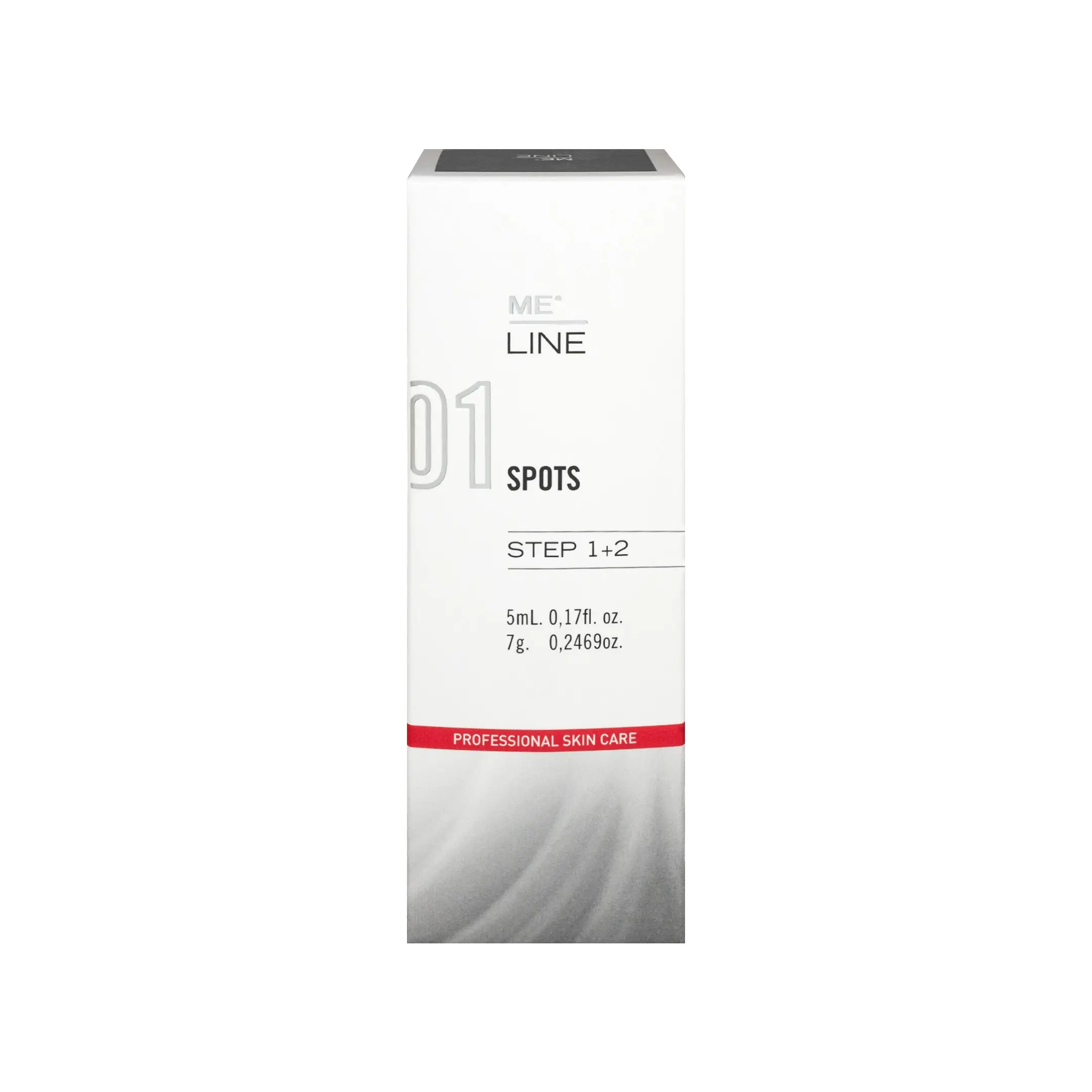 Me Line 01 Spots Step1+2 5ml Professional Skin Care front