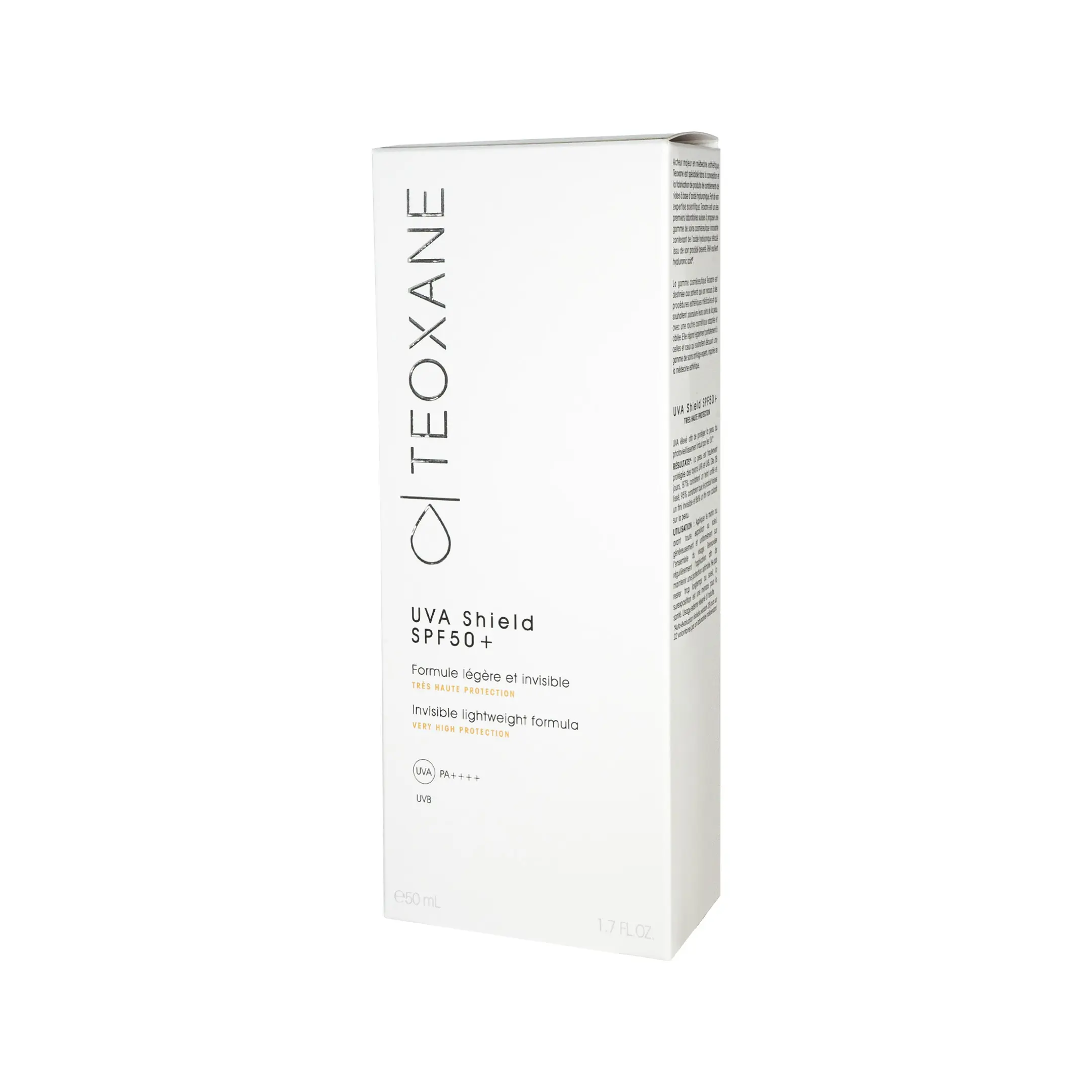 TEOXANE UVA Shield SPF50+ (50ml) Teoxane UVA Shield SPF50 Sonnenschutz high 50ml side